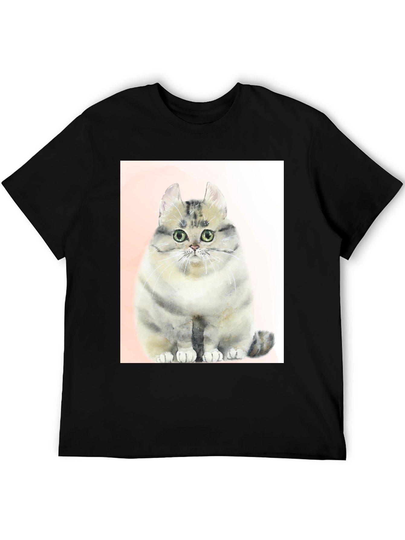 Cute Cat Graphic Tee - Unique Design