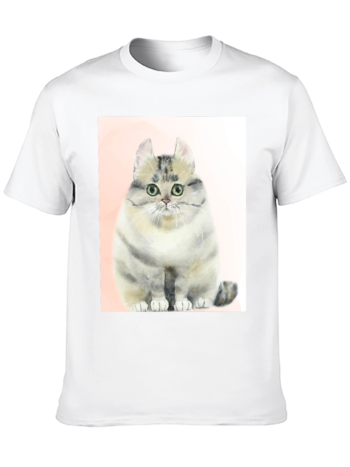 Cute Cat Graphic Tee - Unique Design