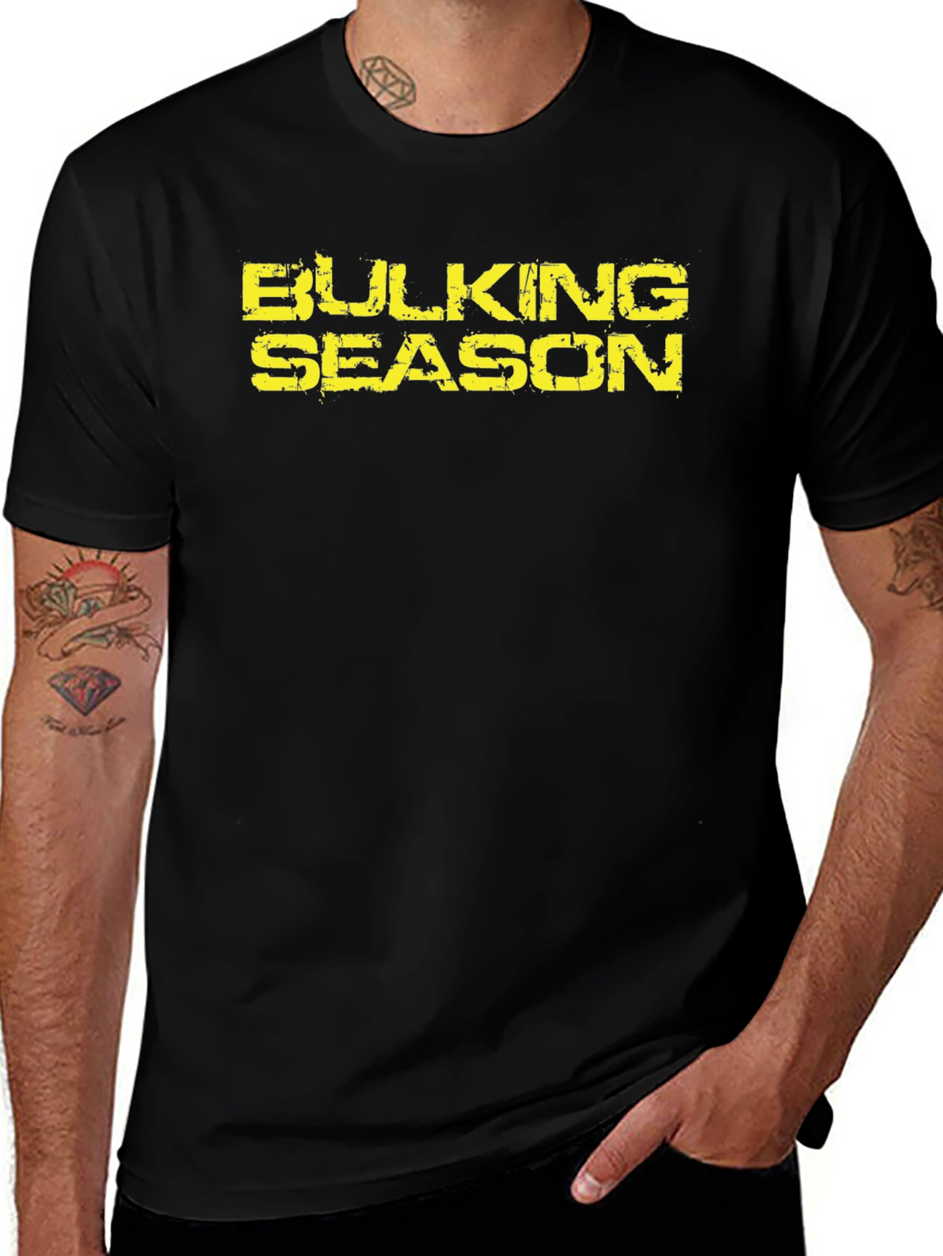 Bulking Season Graphic Tee - Gym Fitness Apparel