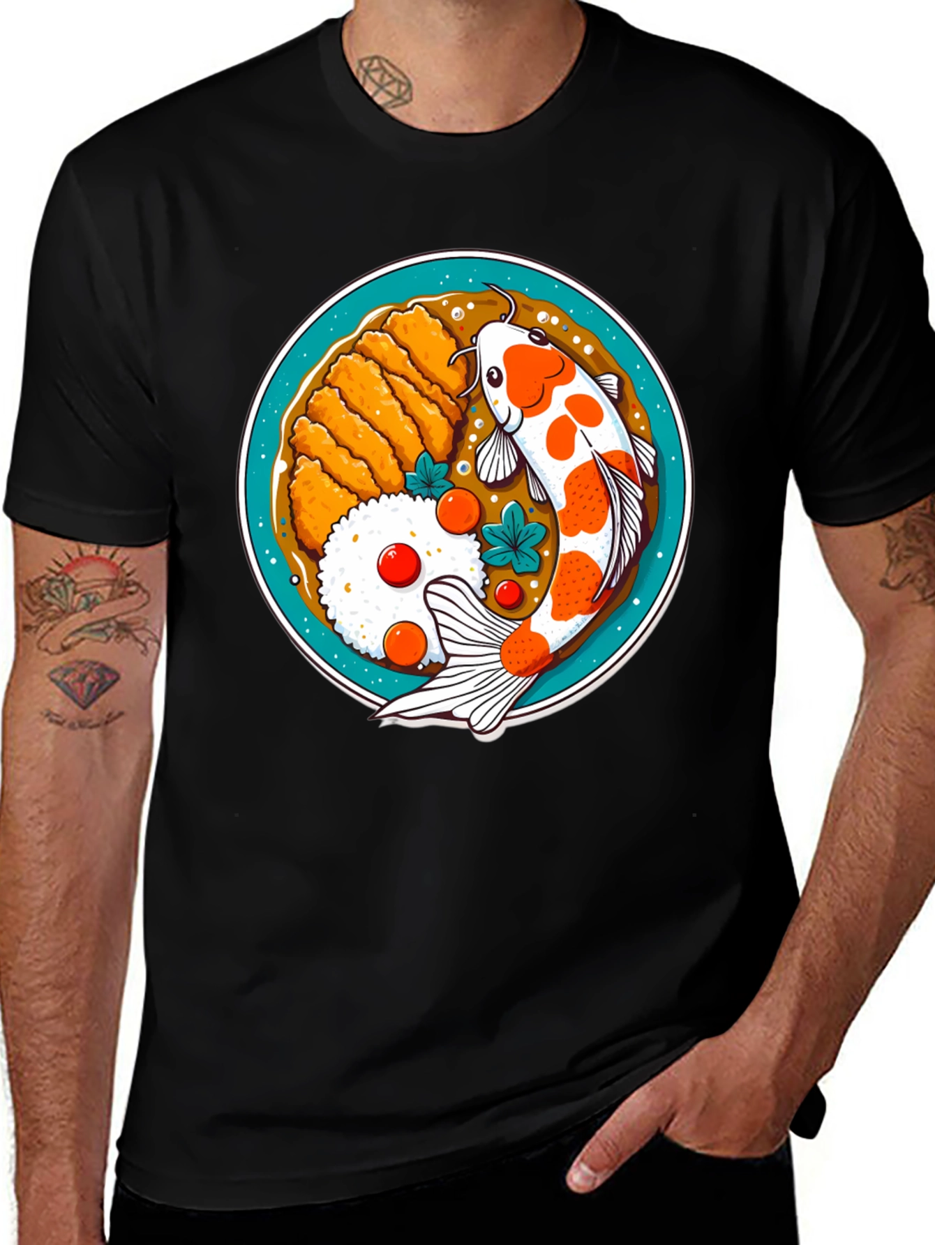 Koi Fish Ramen Graphic Tee