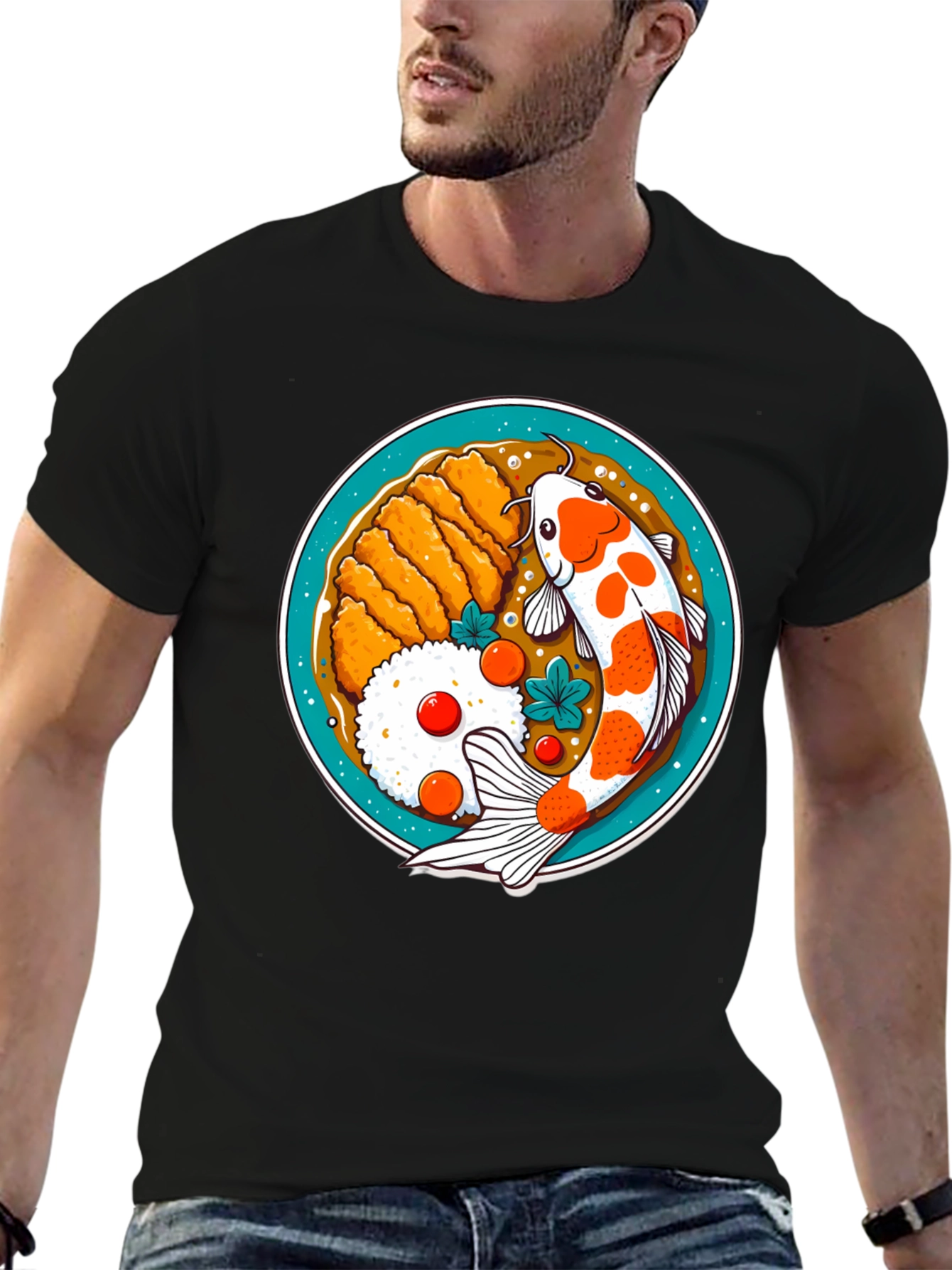 Koi Fish Ramen Graphic Tee