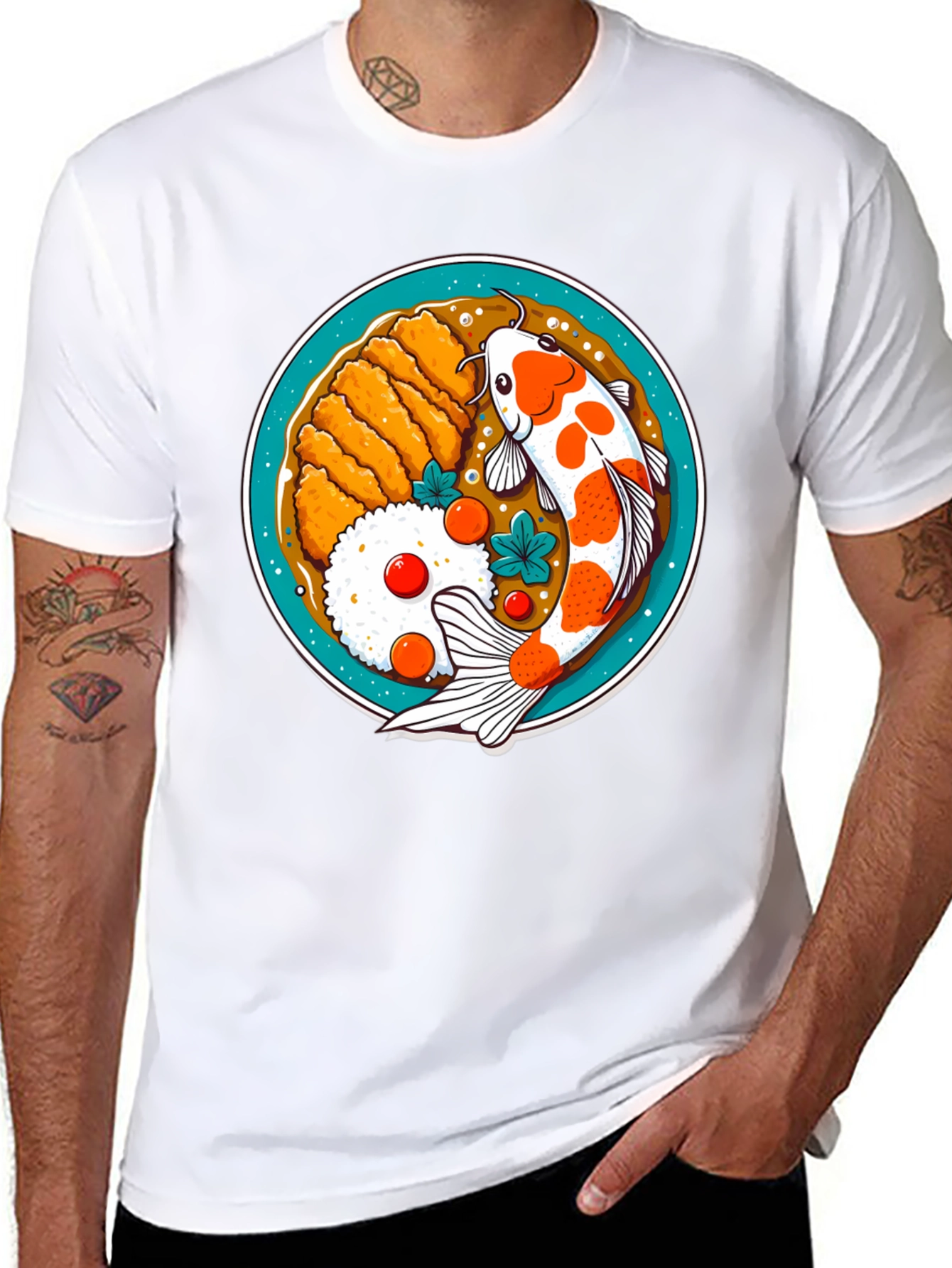 Koi Fish Ramen Graphic Tee