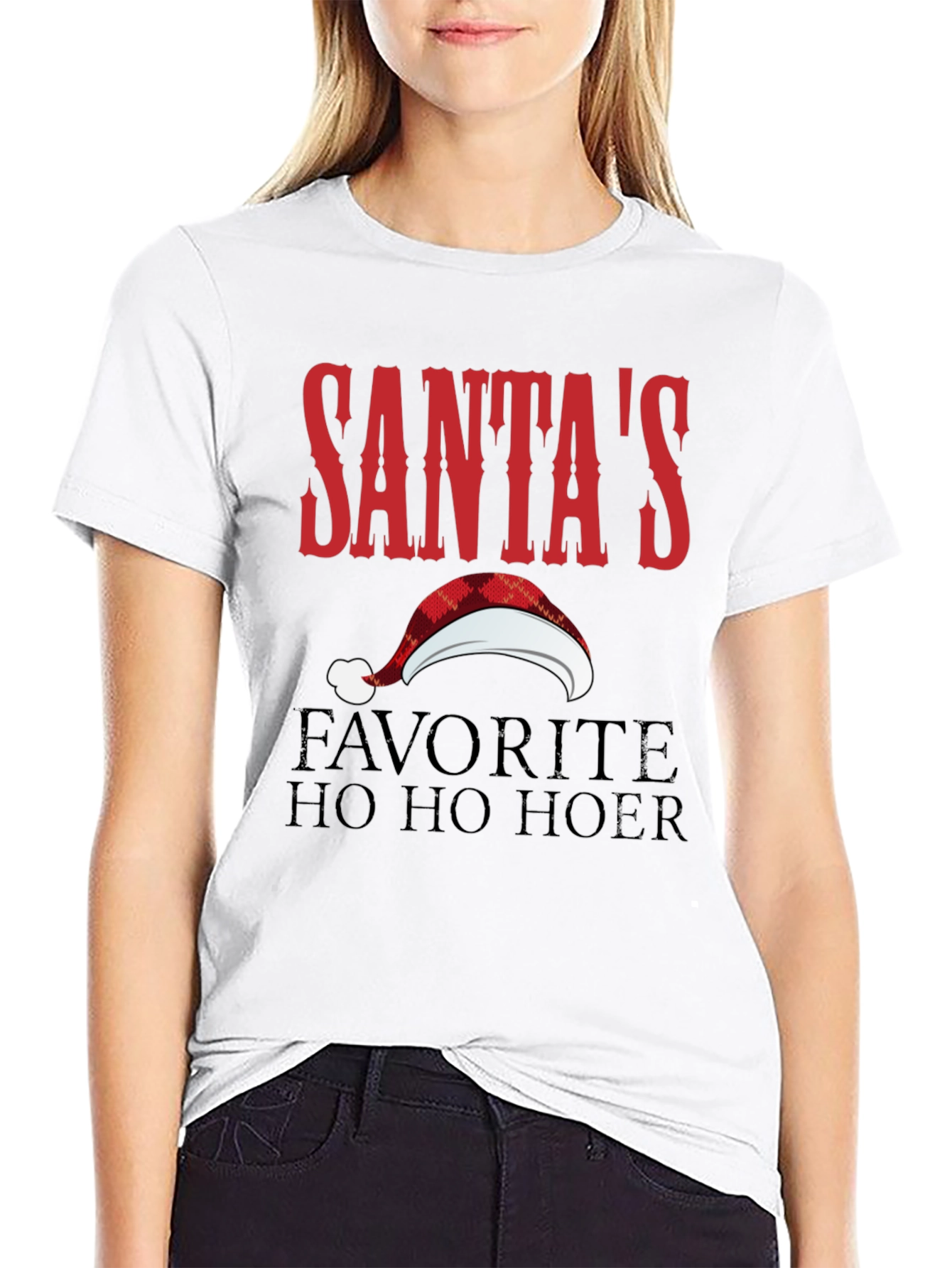 Santas Favorite T-Shirt Funny Christmas Tee