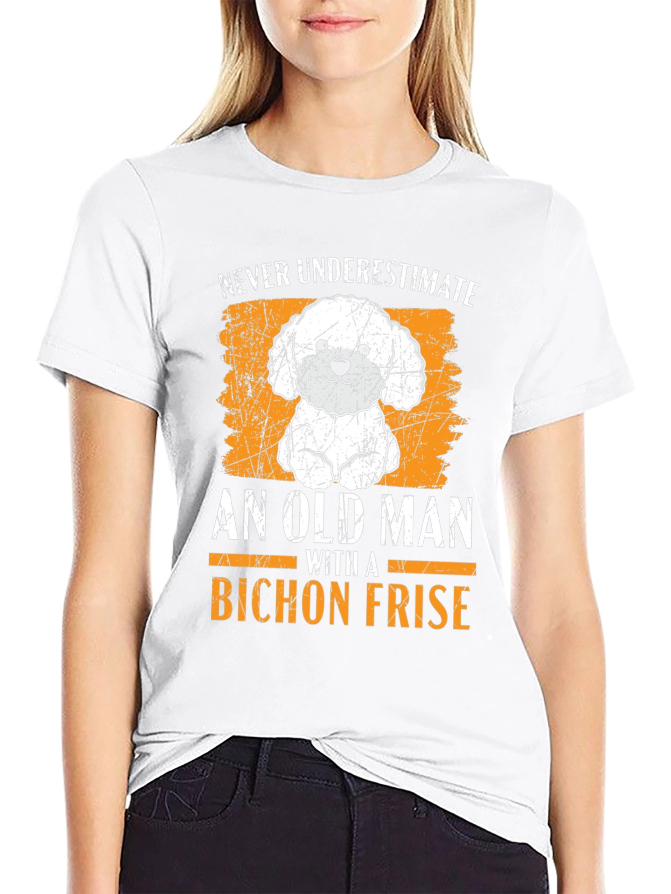 Bichon Frise Old Man T-Shirt