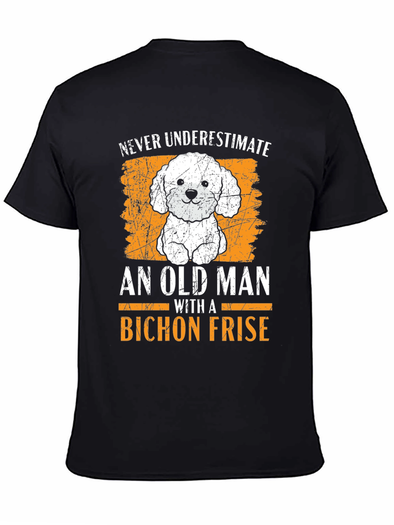 Bichon Frise Old Man T-Shirt