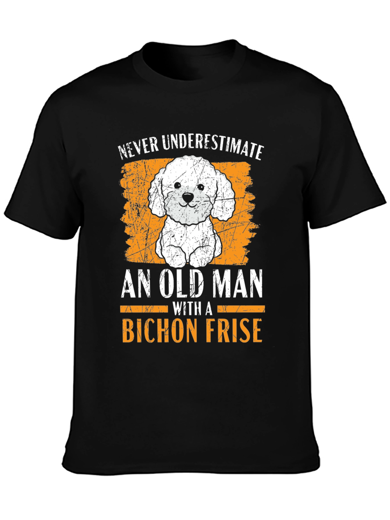 Bichon Frise Old Man T-Shirt