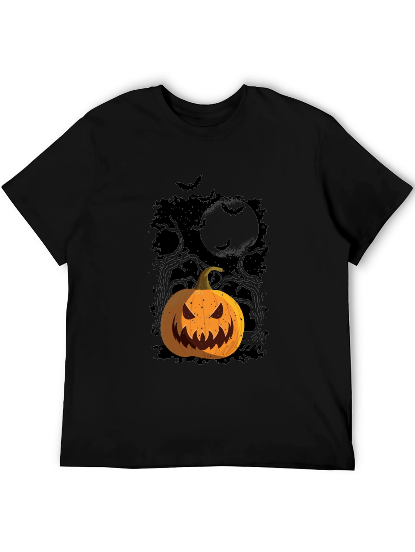 Halloween Pumpkin Graphic Tee - Spooky Season Shirt