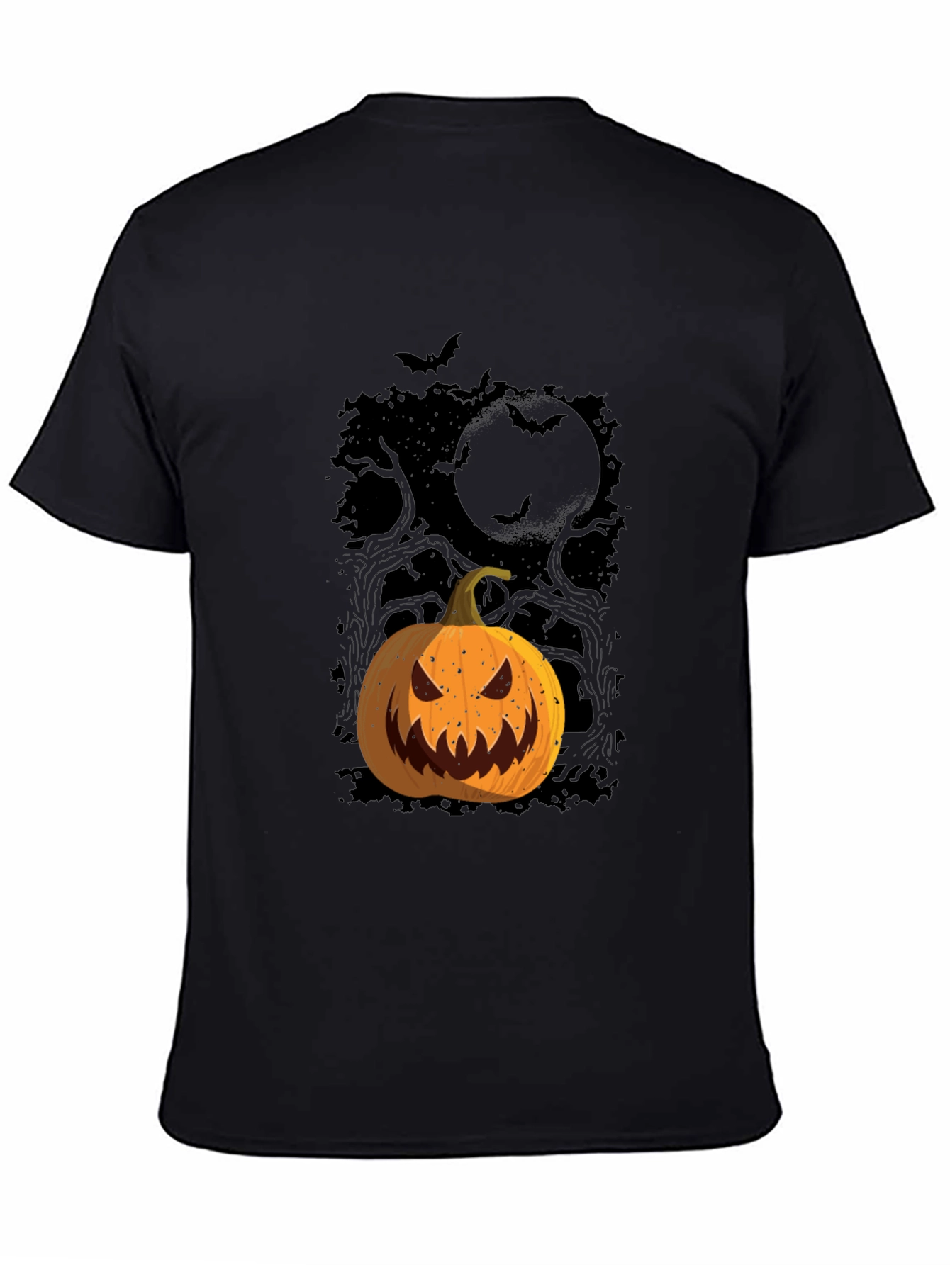 Halloween Pumpkin Graphic Tee - Spooky Season Shirt