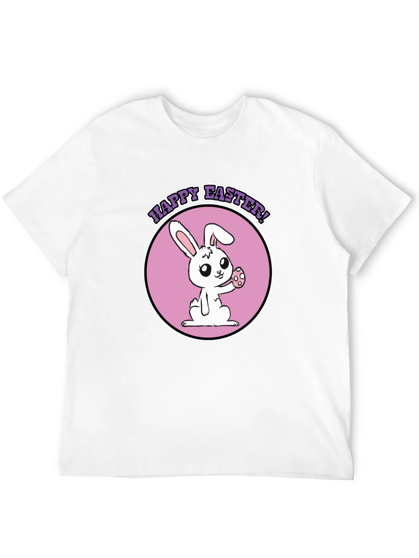 Happy Easter Bunny T-Shirt Cute Cartoon Holiday Tee