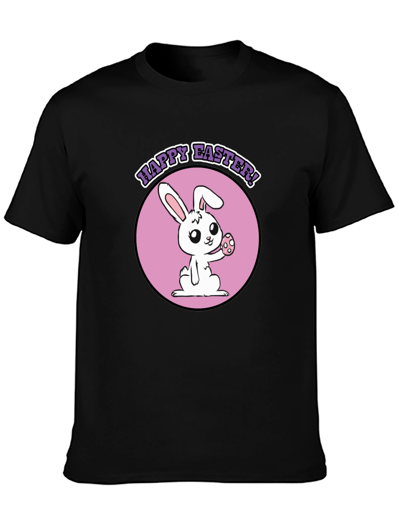 Happy Easter Bunny T-Shirt Cute Cartoon Holiday Tee