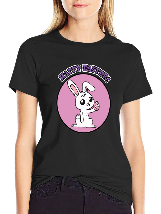 Happy Easter Bunny T-Shirt Cute Cartoon Holiday Tee