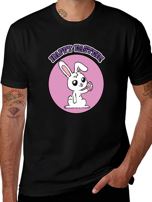 Happy Easter Bunny T-Shirt Cute Cartoon Holiday Tee