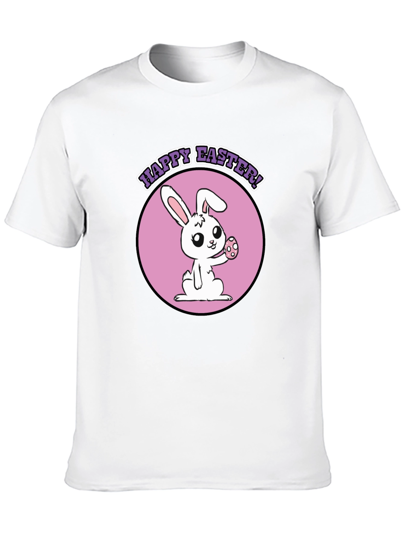 Happy Easter Bunny T-Shirt Cute Cartoon Holiday Tee