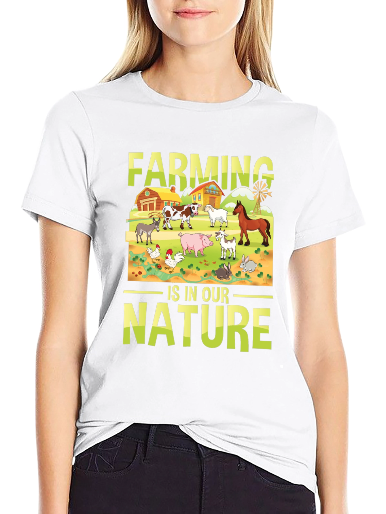 Farming is in Our Nature Graphic T-Shirt