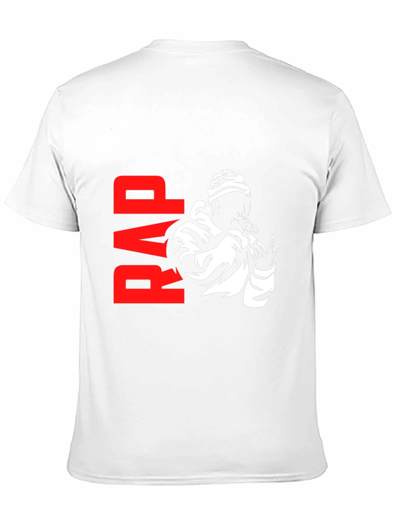 Rap Music T-Shirt - Black Hip Hop Style Tee