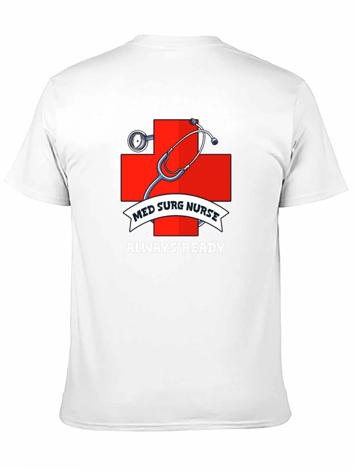 Med Surg Nurse Always Ready Black T-Shirt