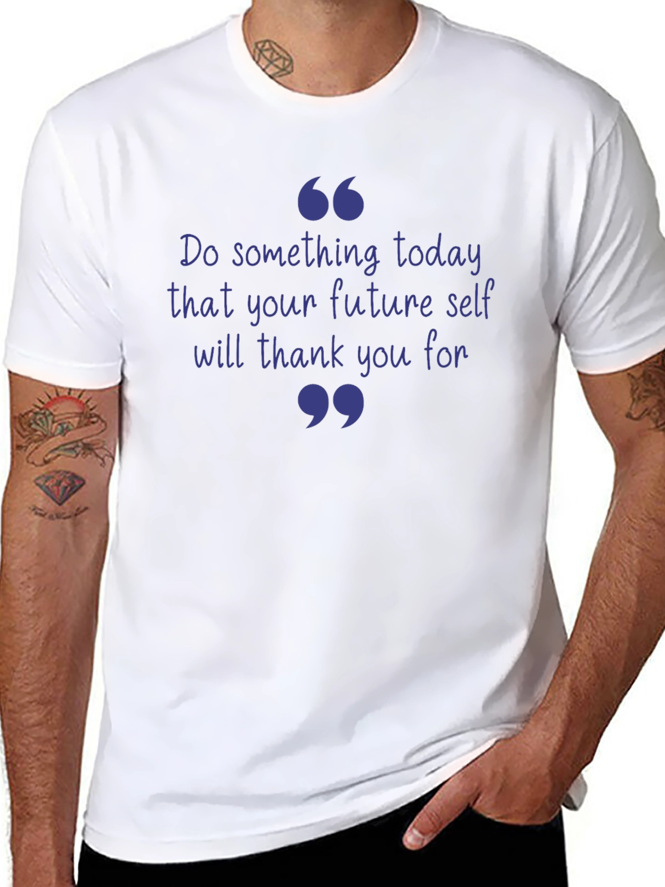 Inspirational Quote T-Shirt - Future Self Thank You