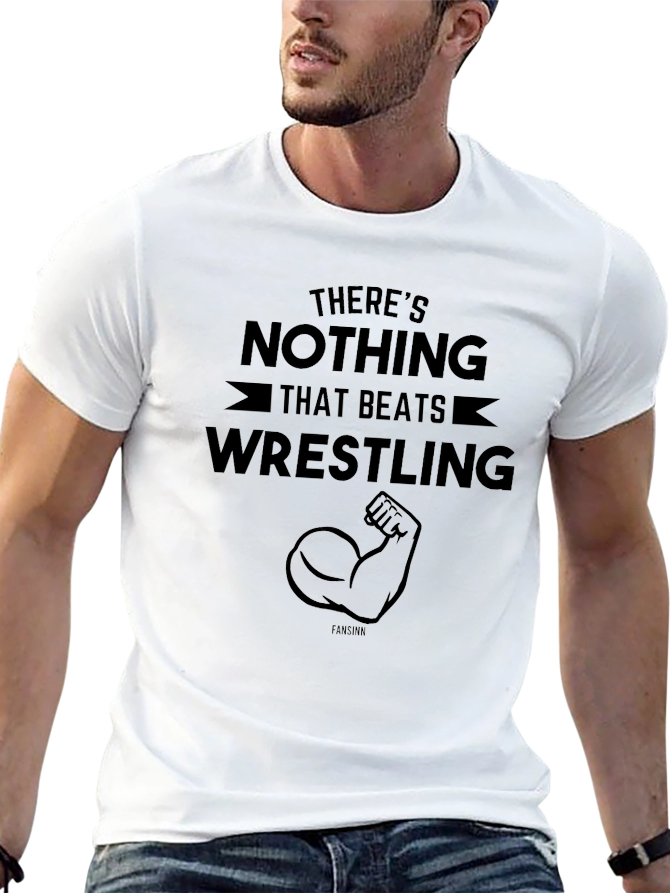 Wrestling T-Shirt - Nothing Beats Wrestling Graphic Tee