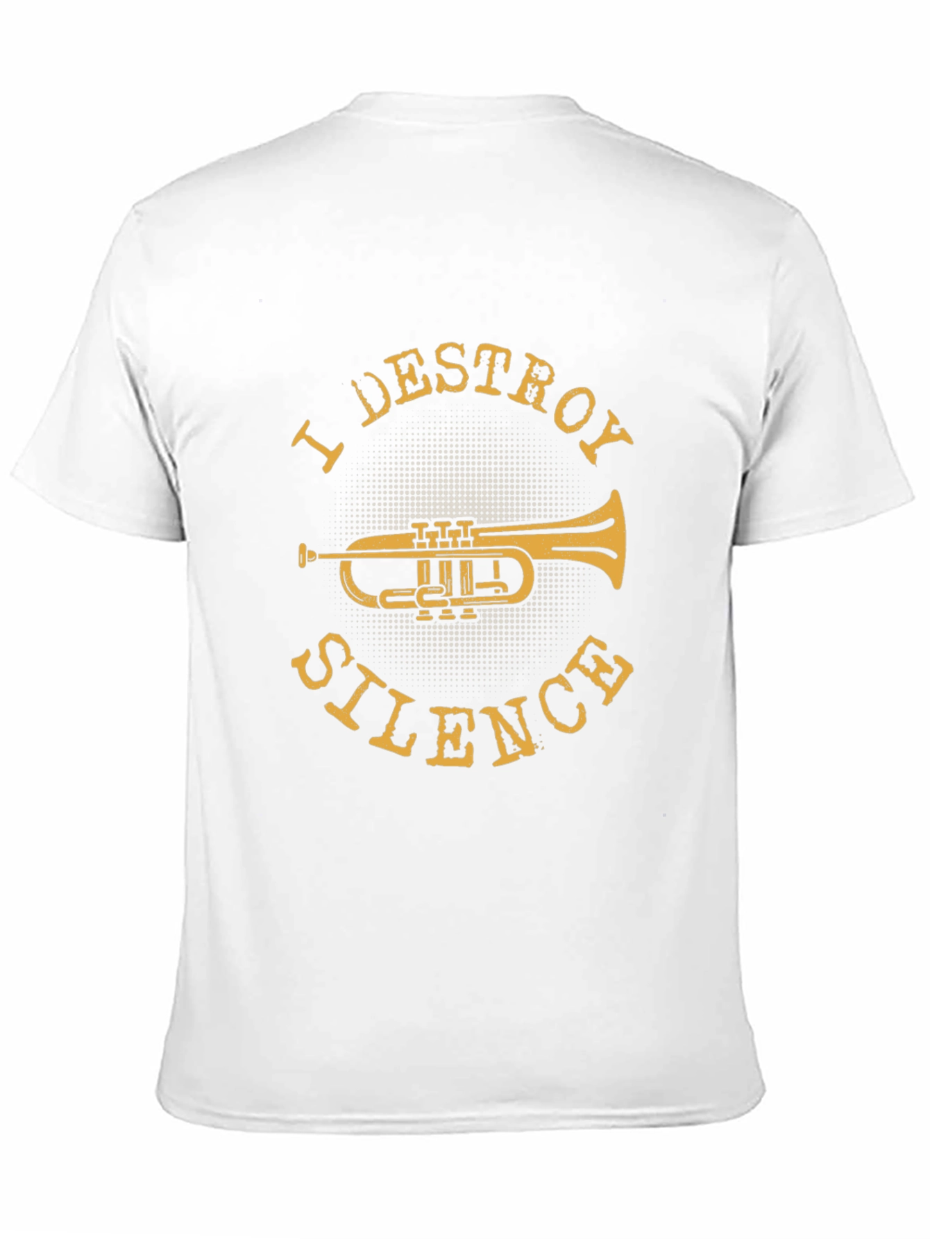 I Destroy Silence Trumpet Graphic T-Shirt