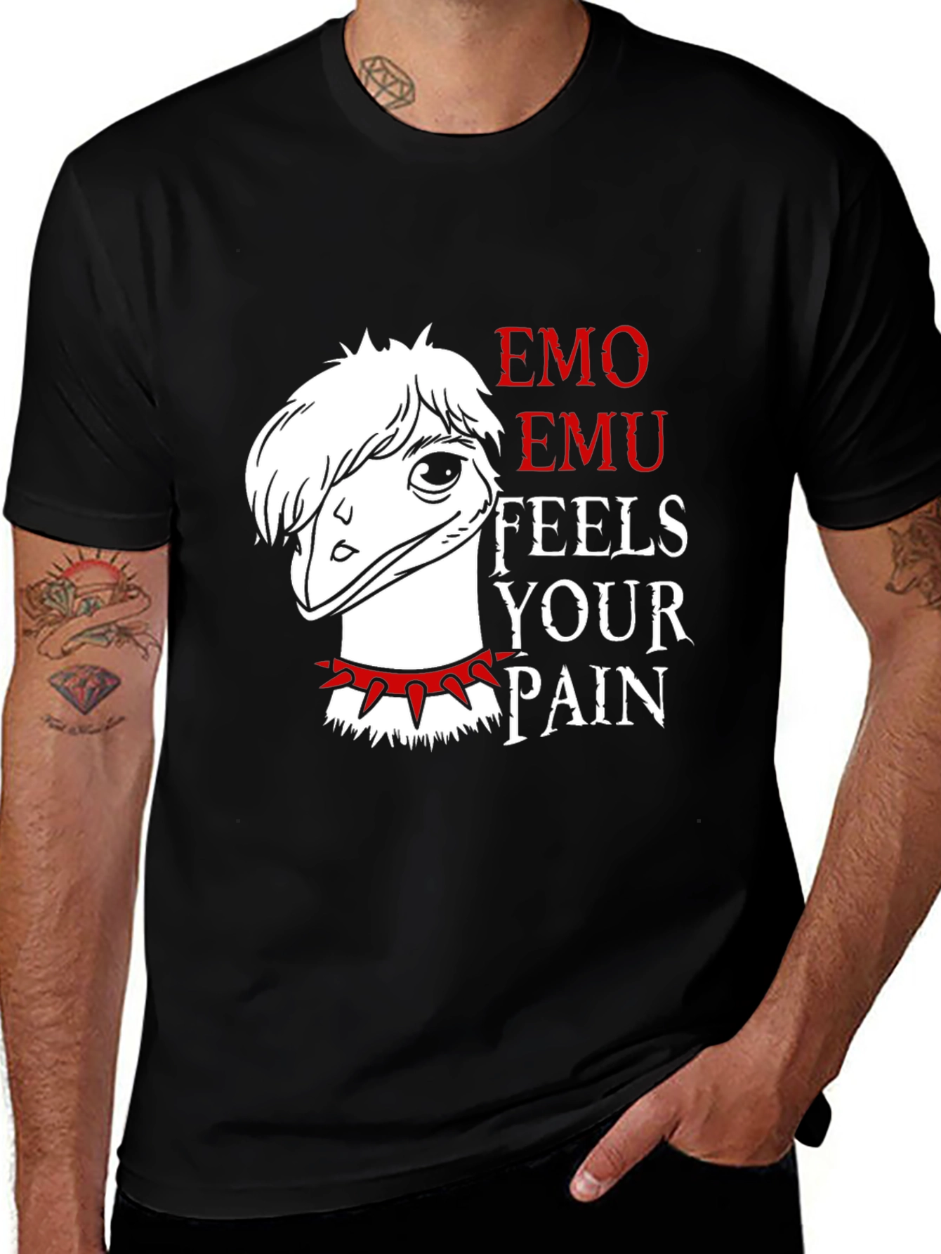 Emo Emu Feels Your Pain T-Shirt