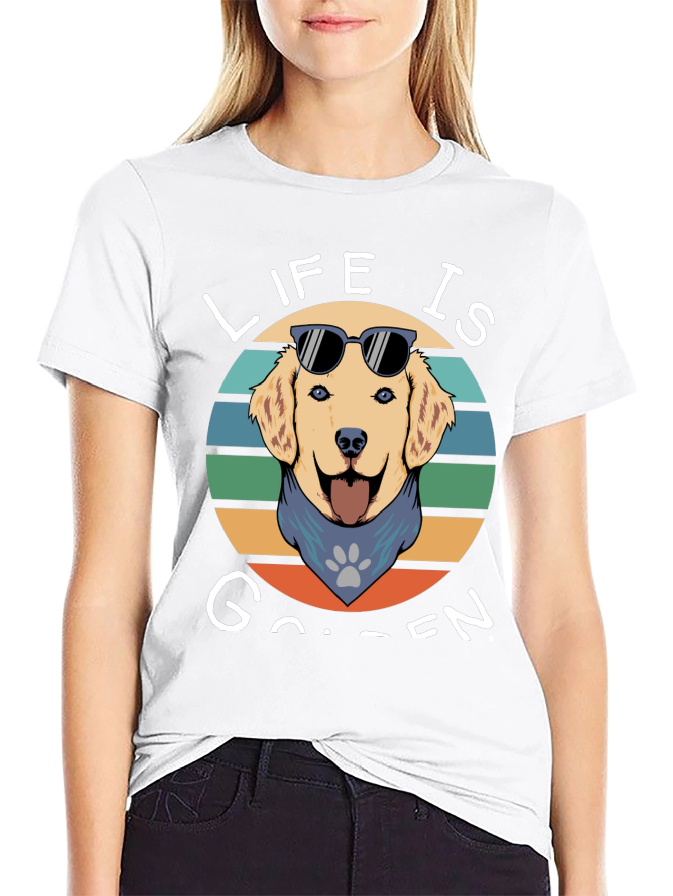 Life is Golden Dog T-Shirt