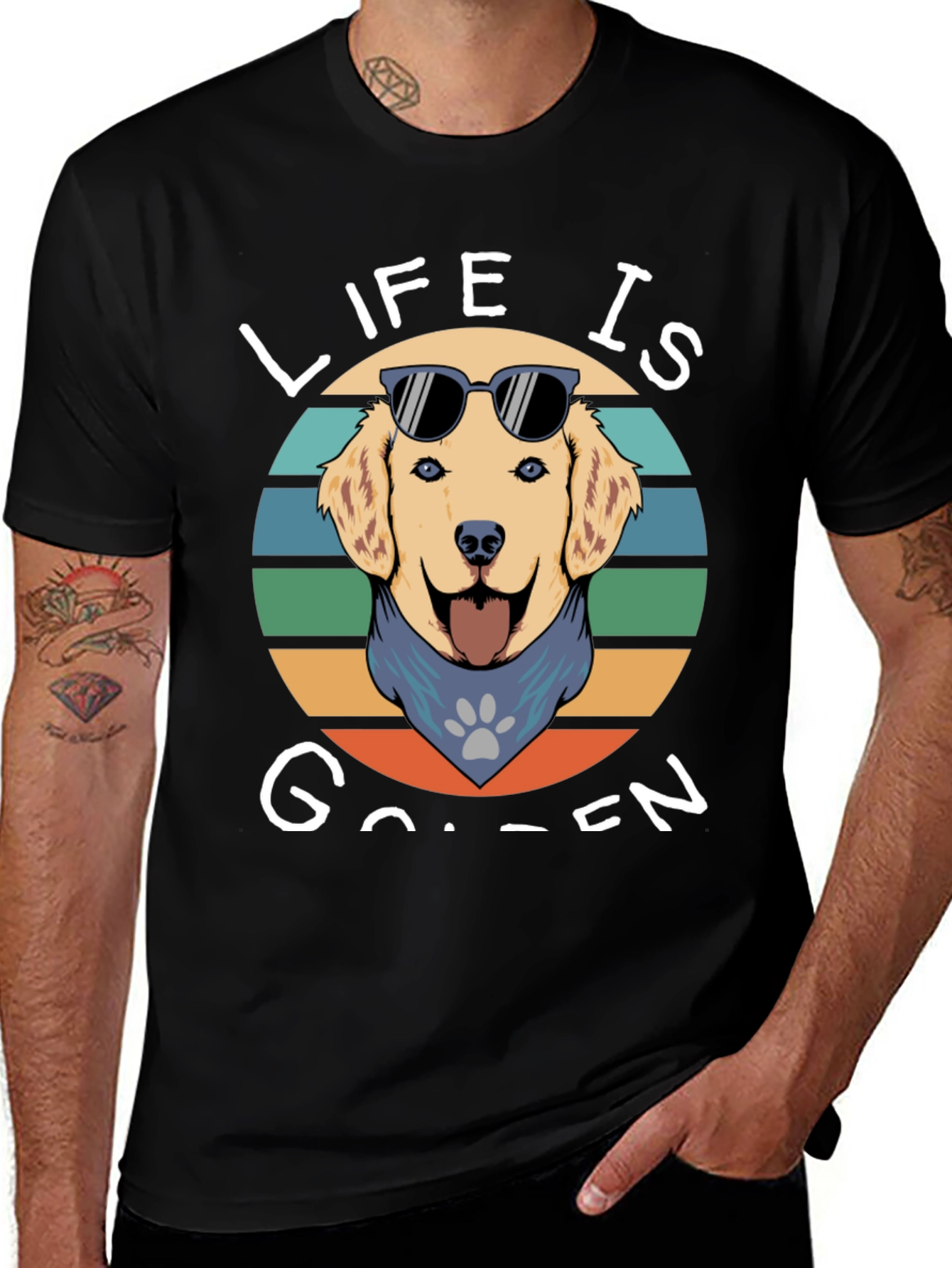 Life is Golden Dog T-Shirt