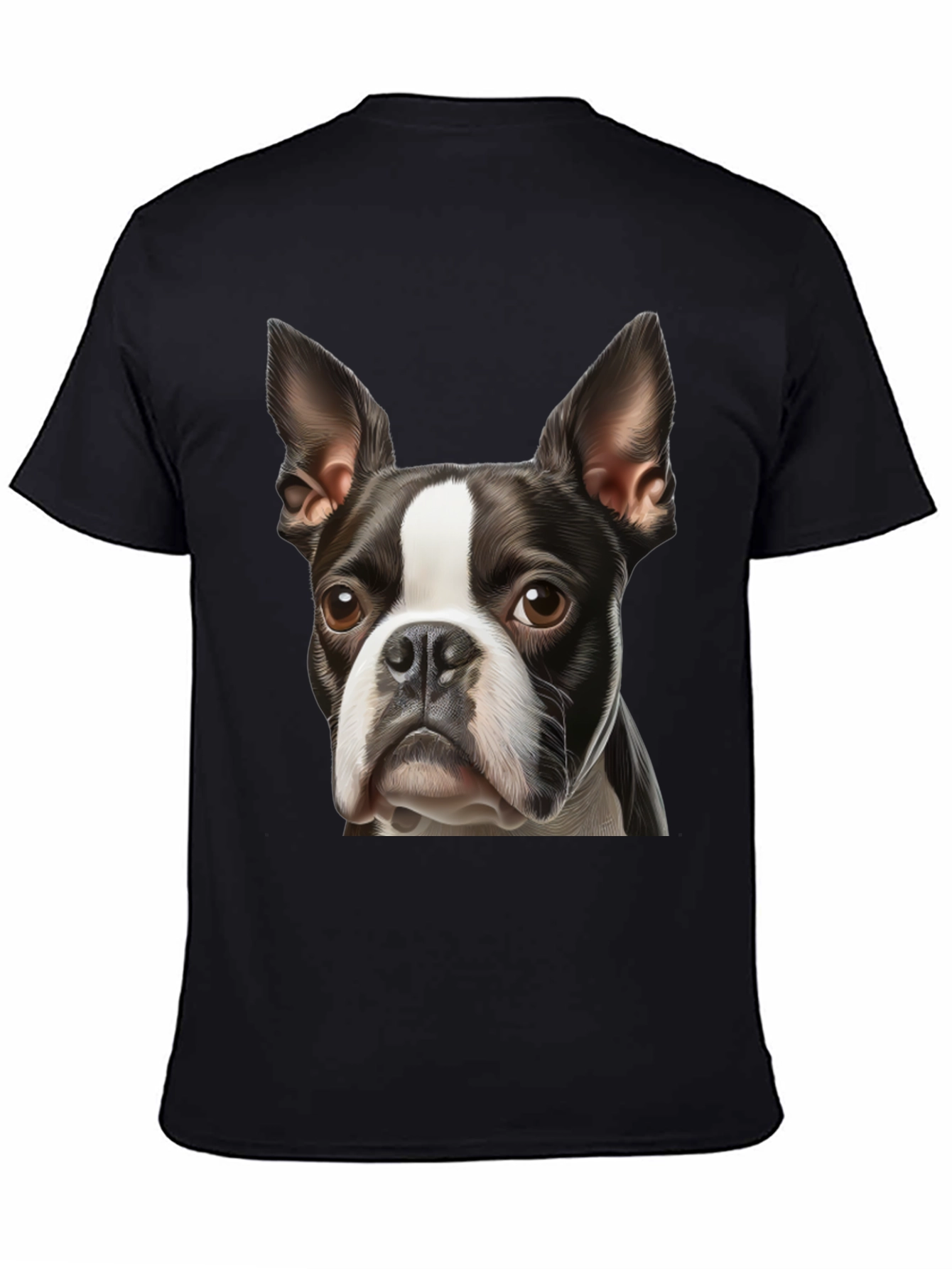 Boston Terrier Graphic Tee - Black