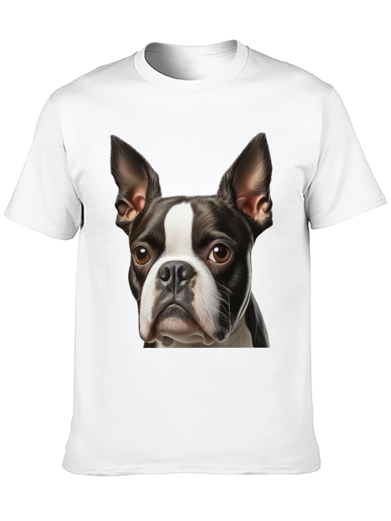 Boston Terrier Graphic Tee - Black