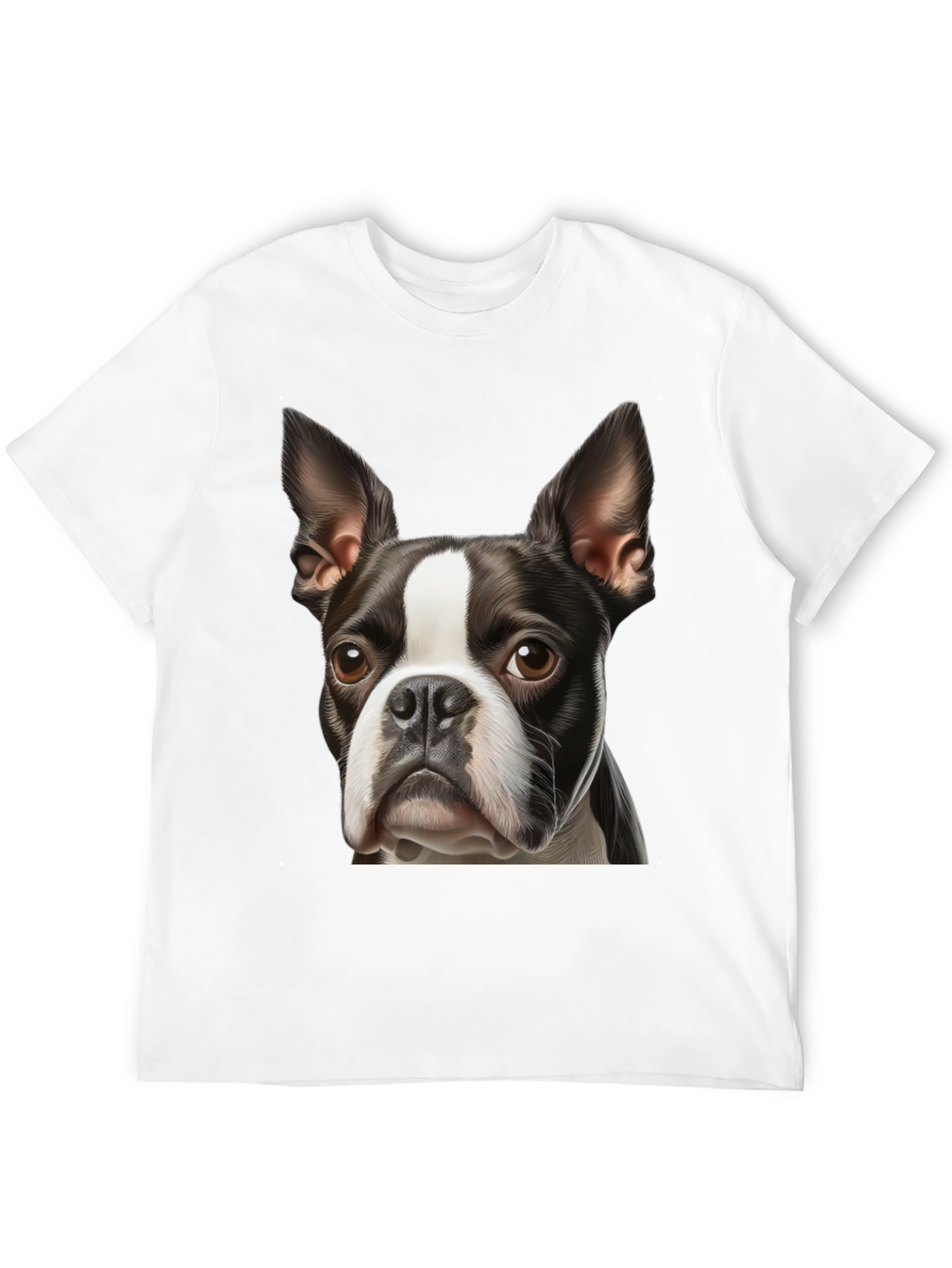 Boston Terrier Graphic Tee - Black