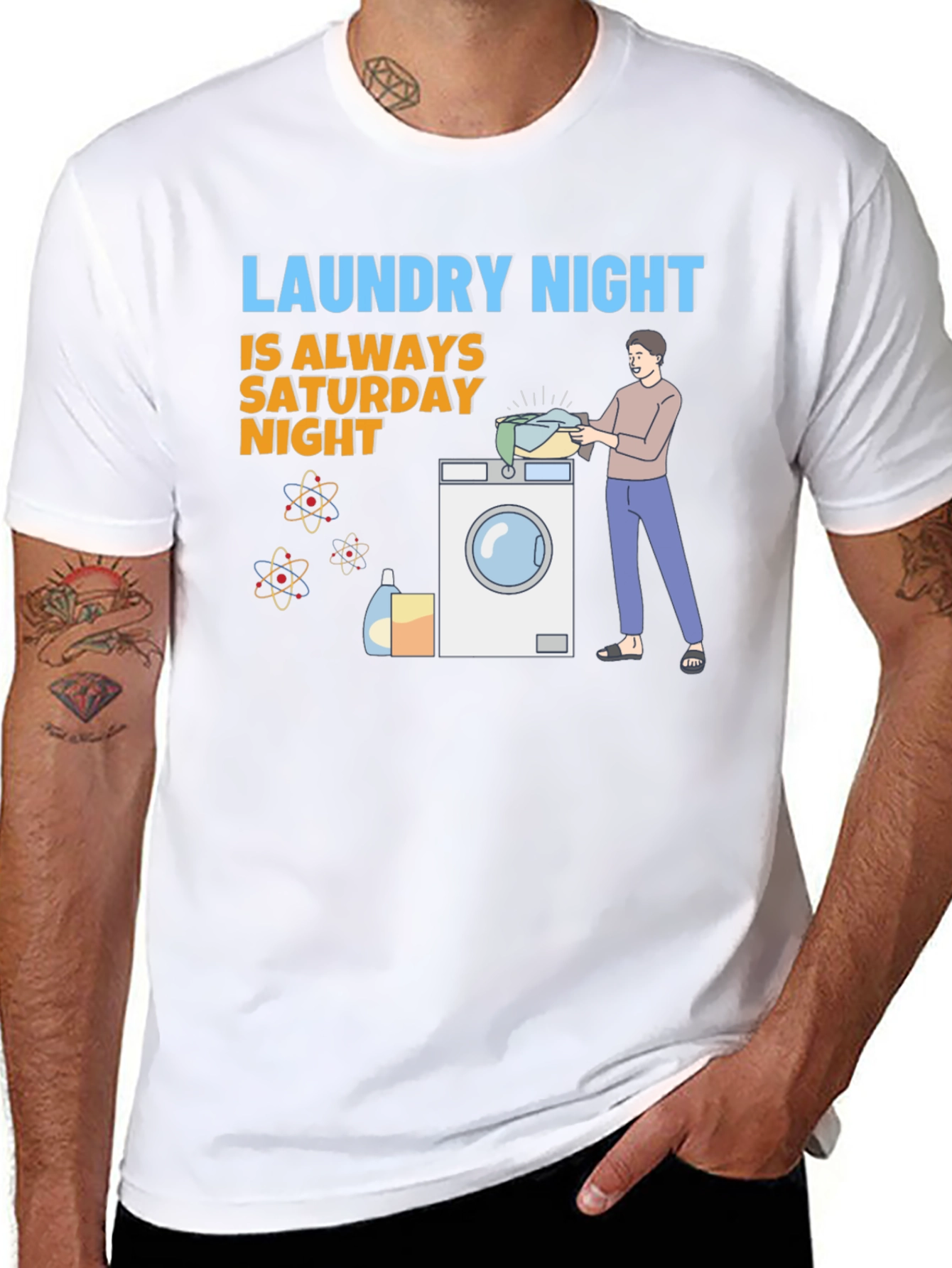 Laundry Night Saturday Graphic Tee