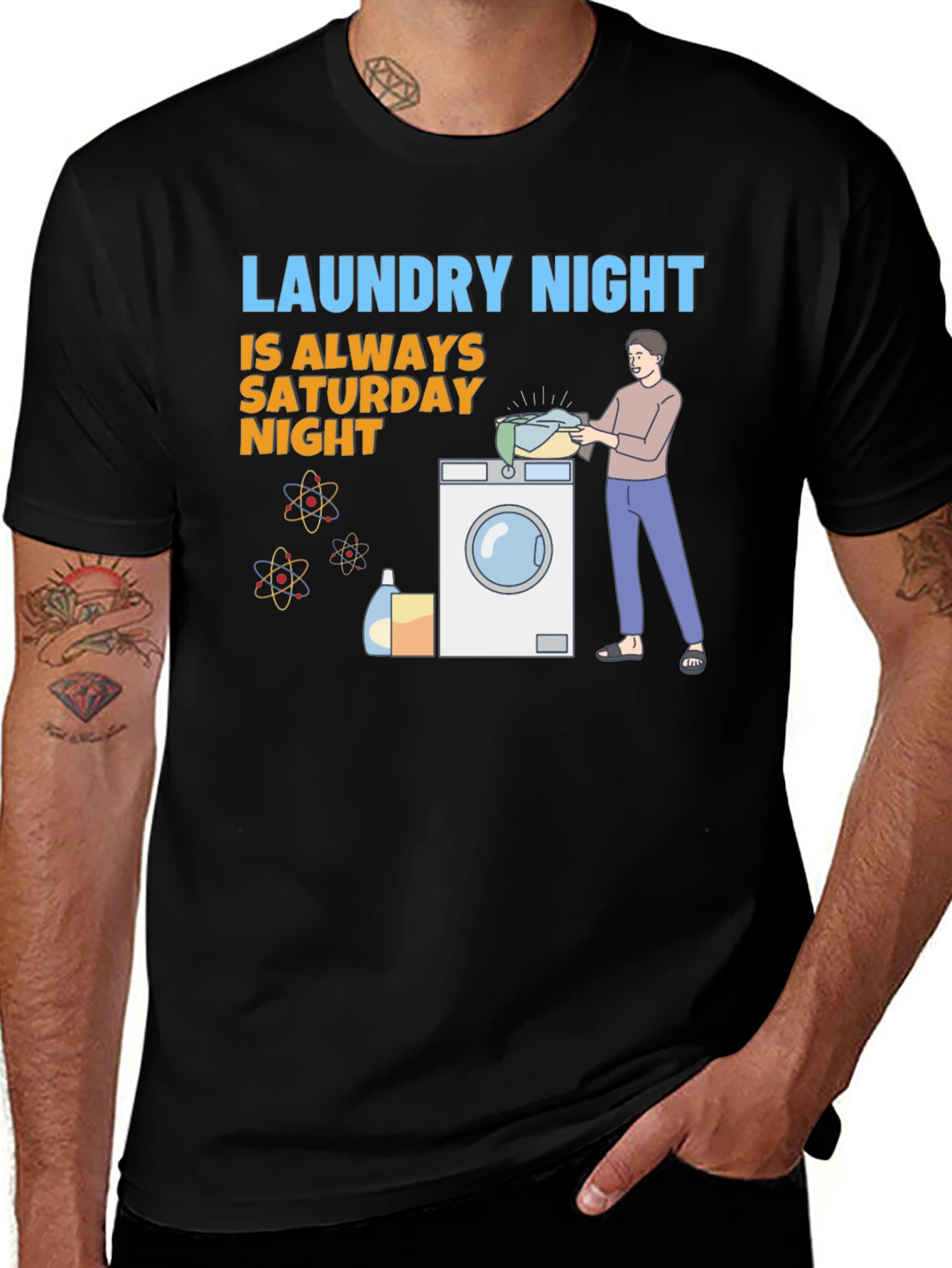 Laundry Night Saturday Graphic Tee