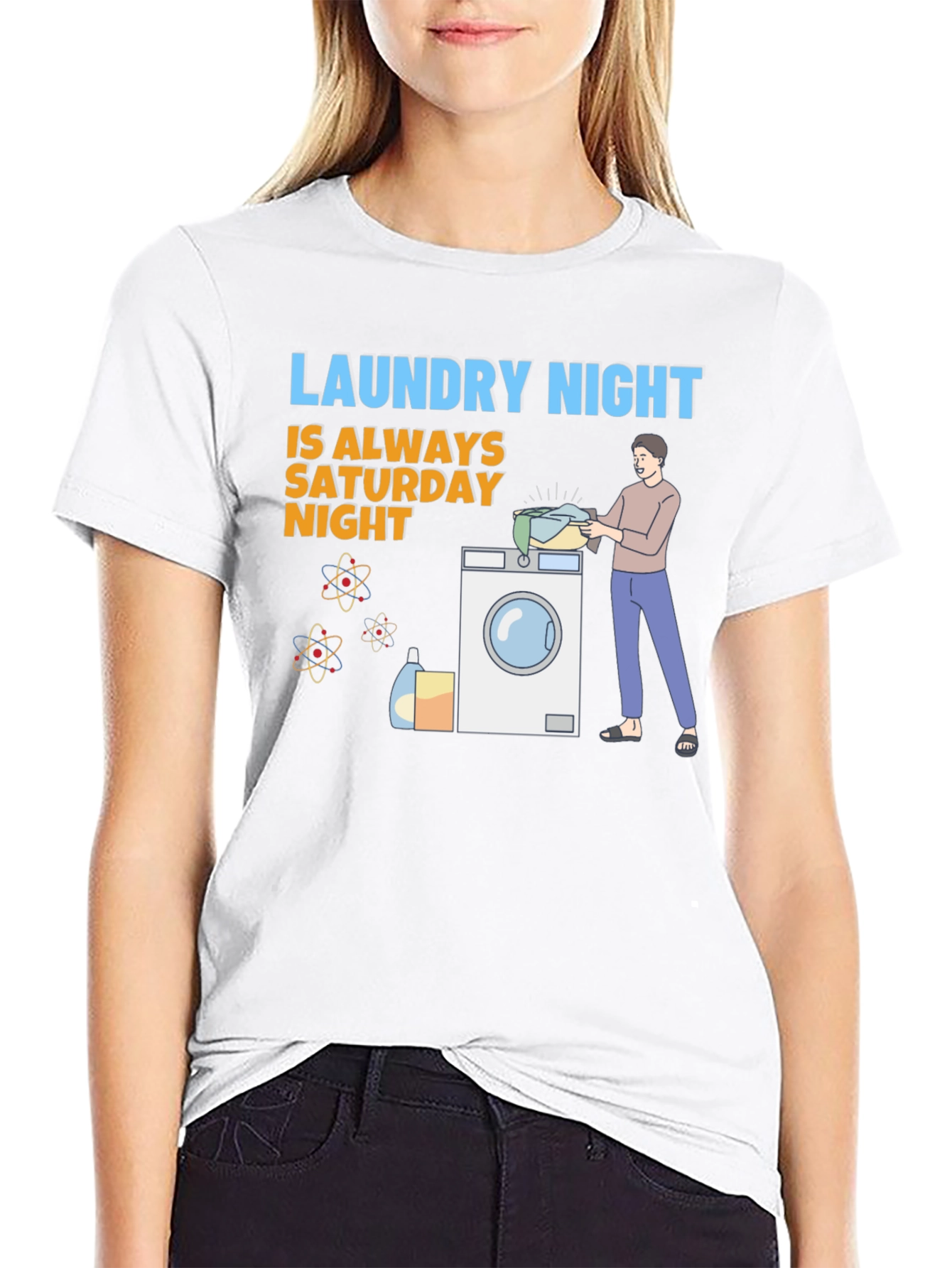 Laundry Night Saturday Graphic Tee
