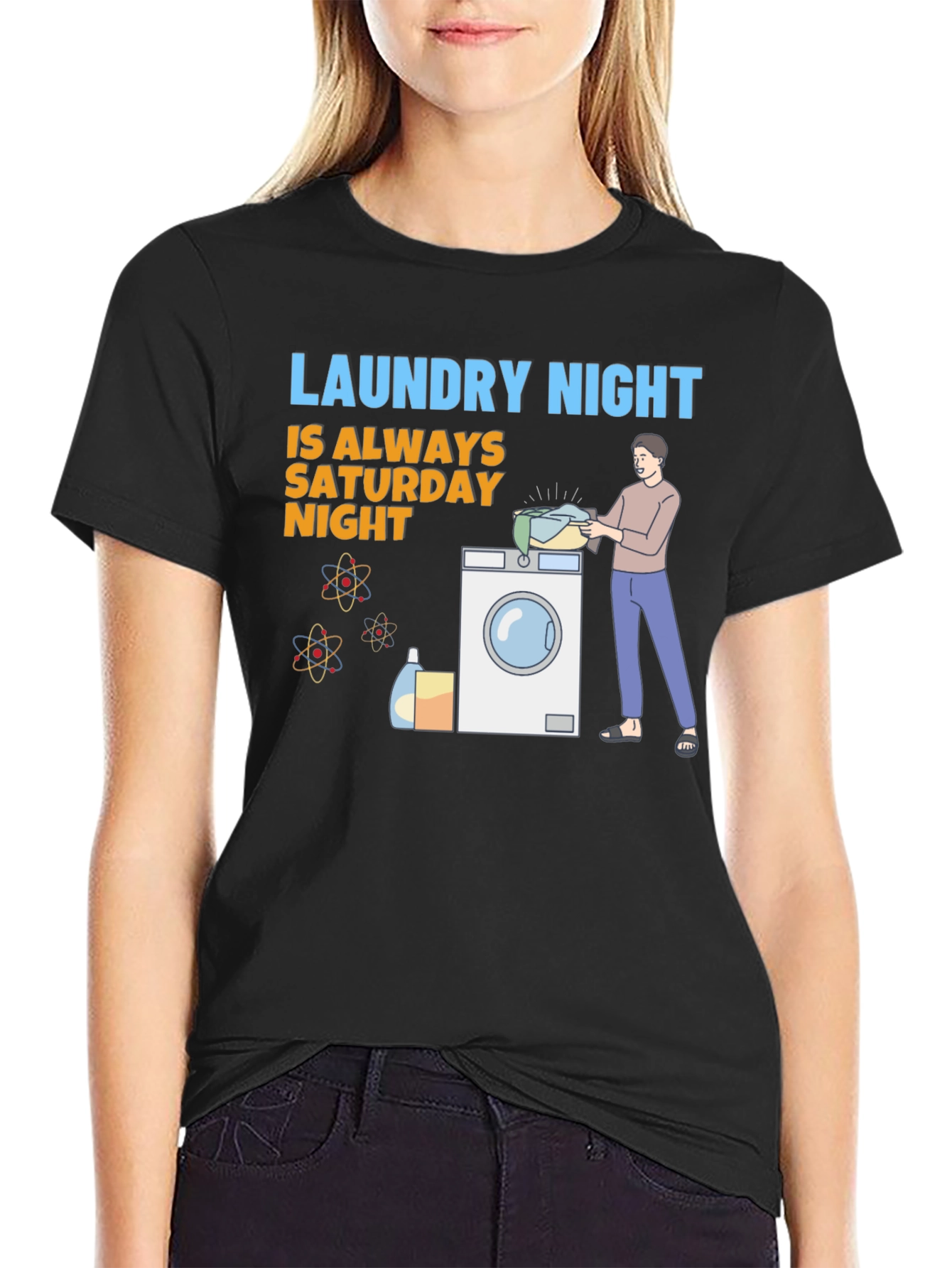 Laundry Night Saturday Graphic Tee