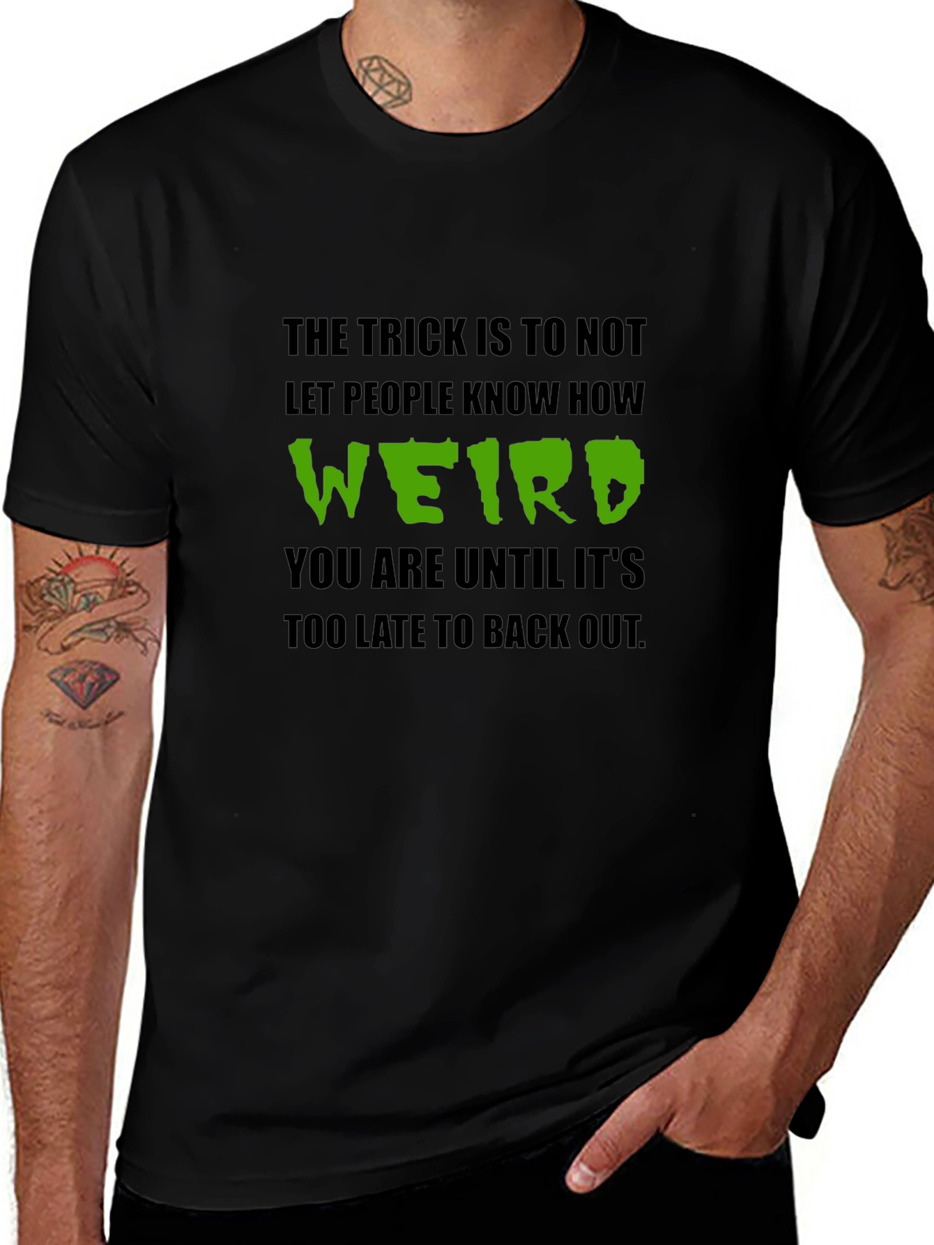 Weird T-Shirt: Funny Graphic Tee for Introverts