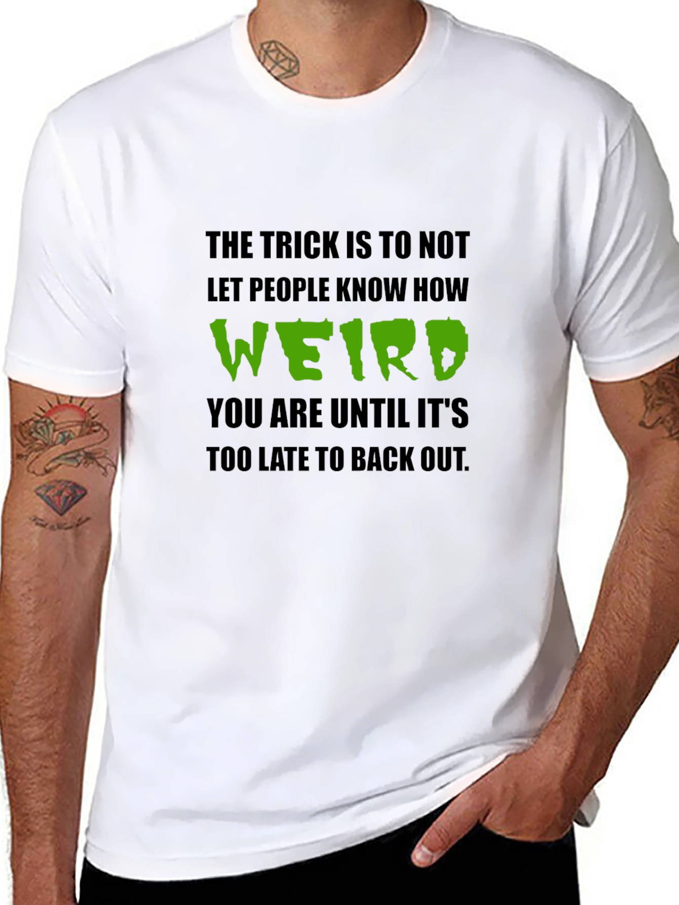 Weird T-Shirt: Funny Graphic Tee for Introverts