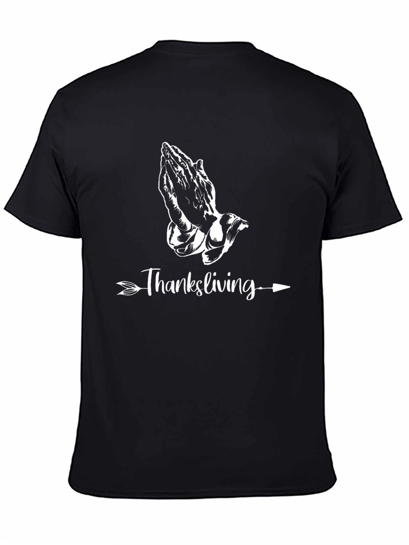 Thanksgiving Prayer Hands Arrow T-Shirt