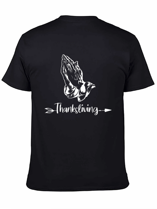 Thanksgiving Prayer Hands Arrow T-Shirt