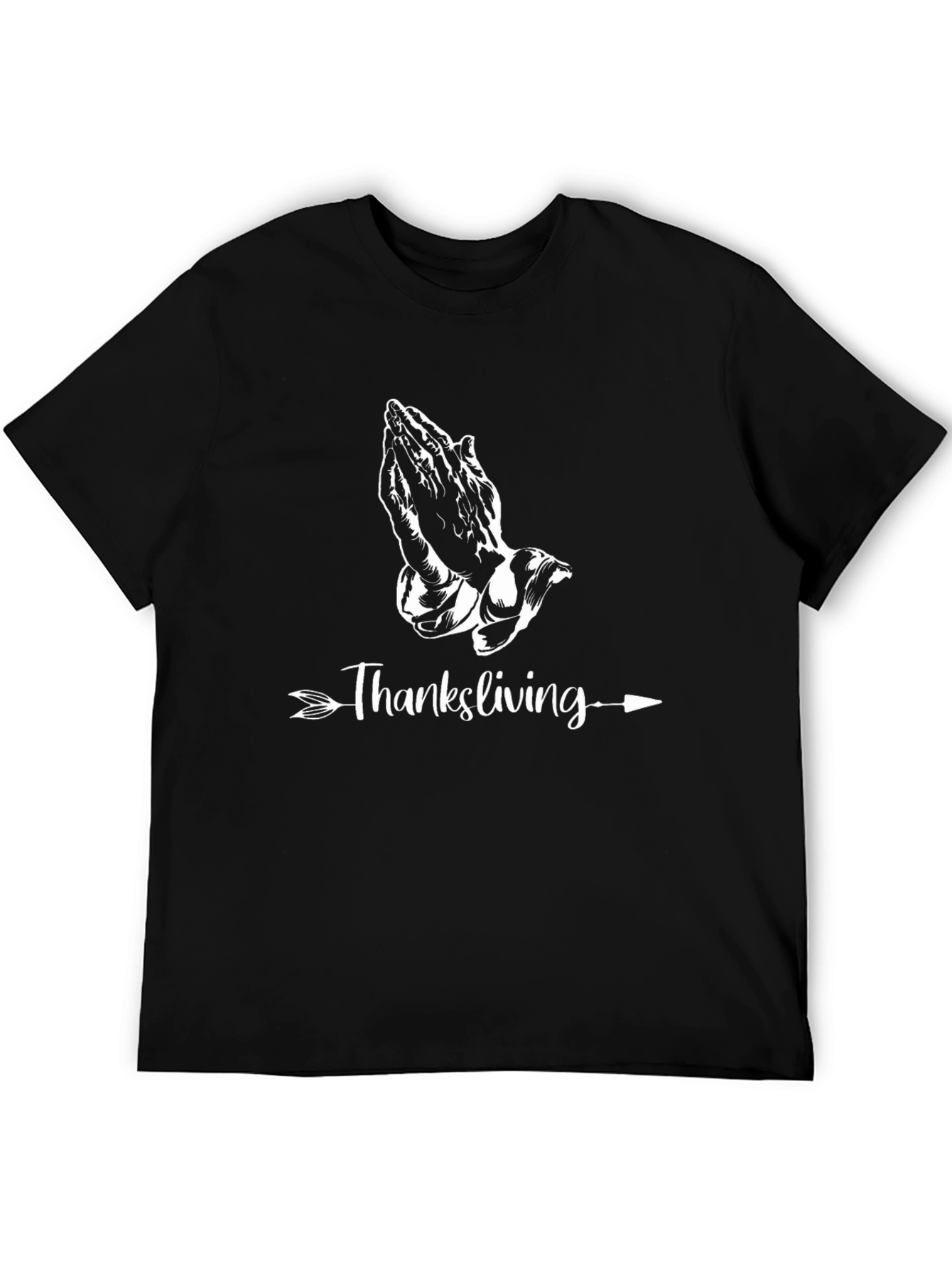 Thanksgiving Prayer Hands Arrow T-Shirt