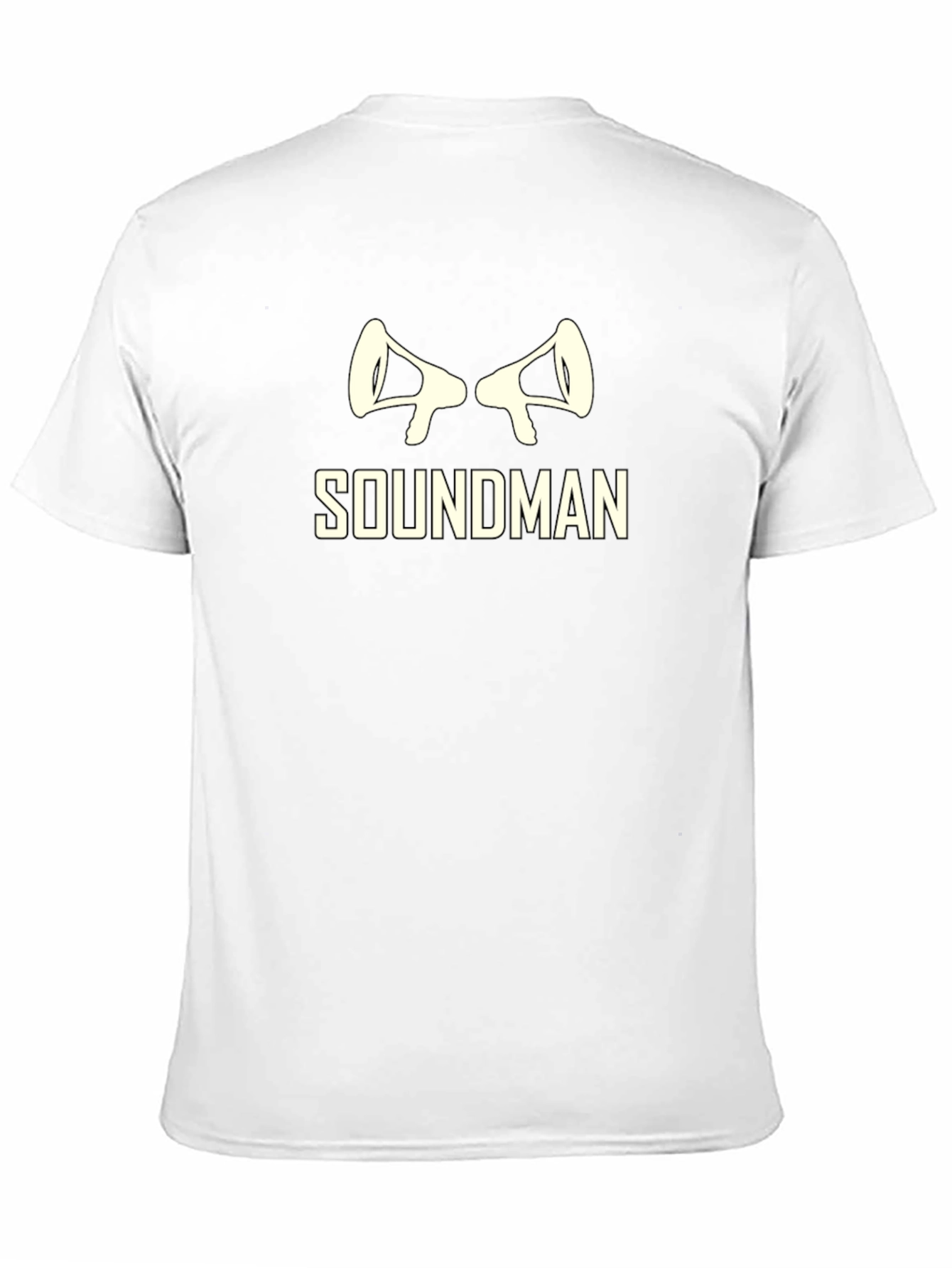 Soundman Graphic Tee - Black Cotton T-Shirt