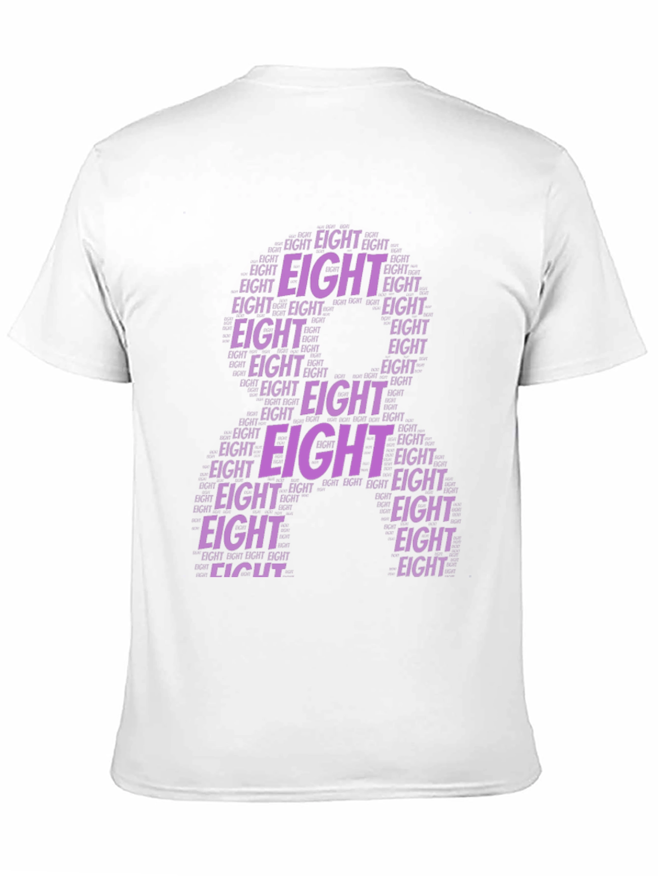Number 8 Word Art T-Shirt