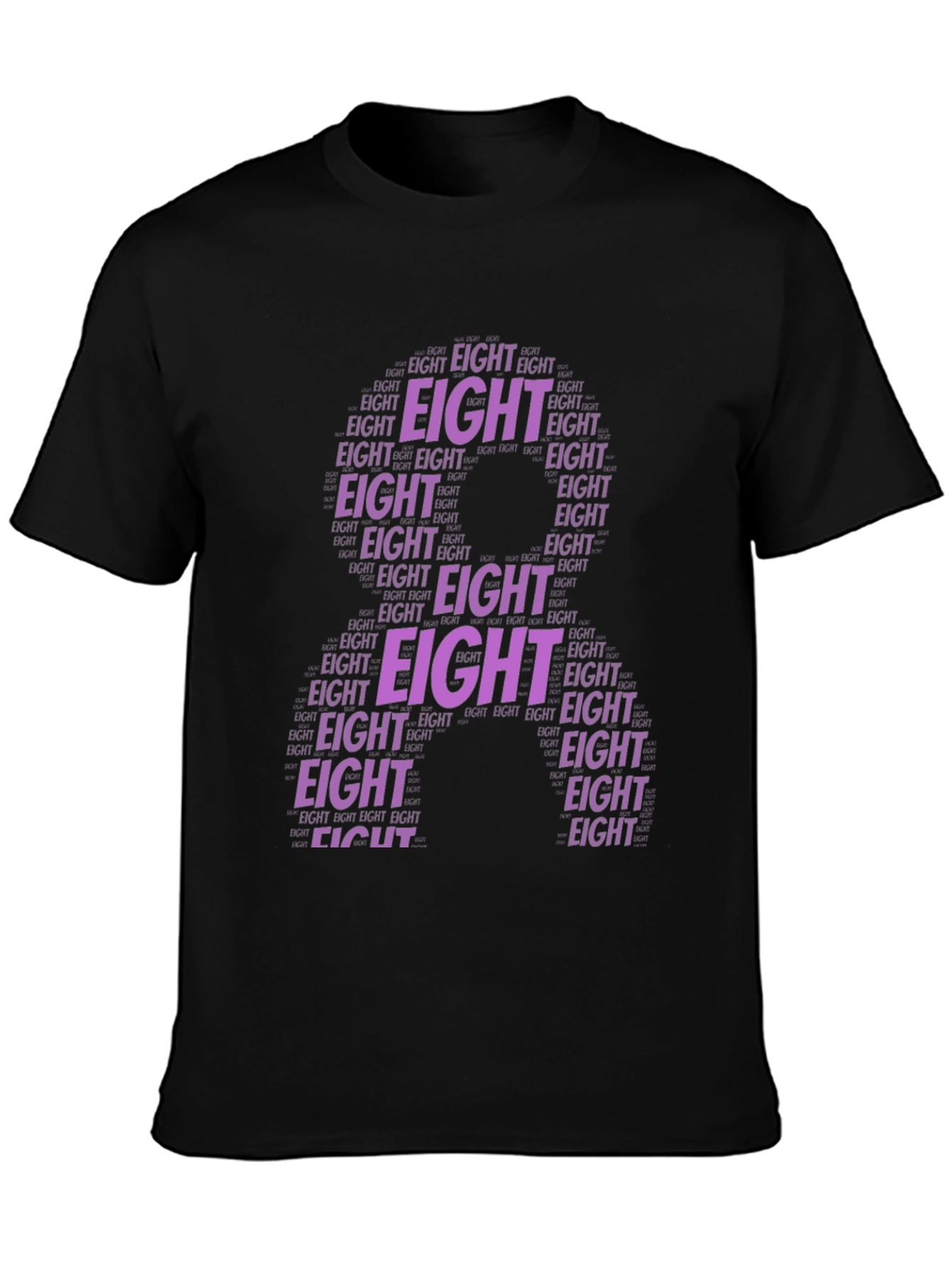 Number 8 Word Art T-Shirt