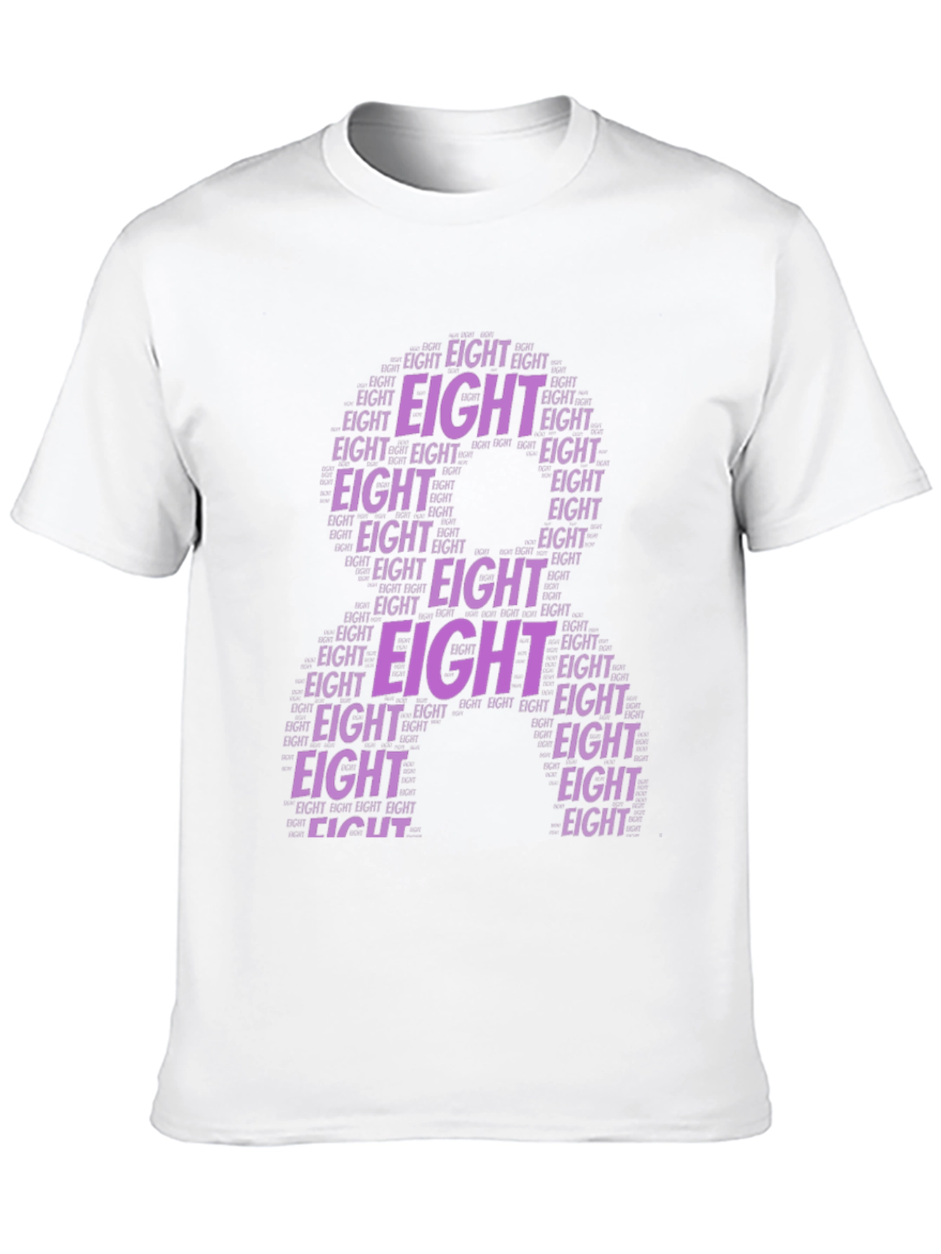 Number 8 Word Art T-Shirt