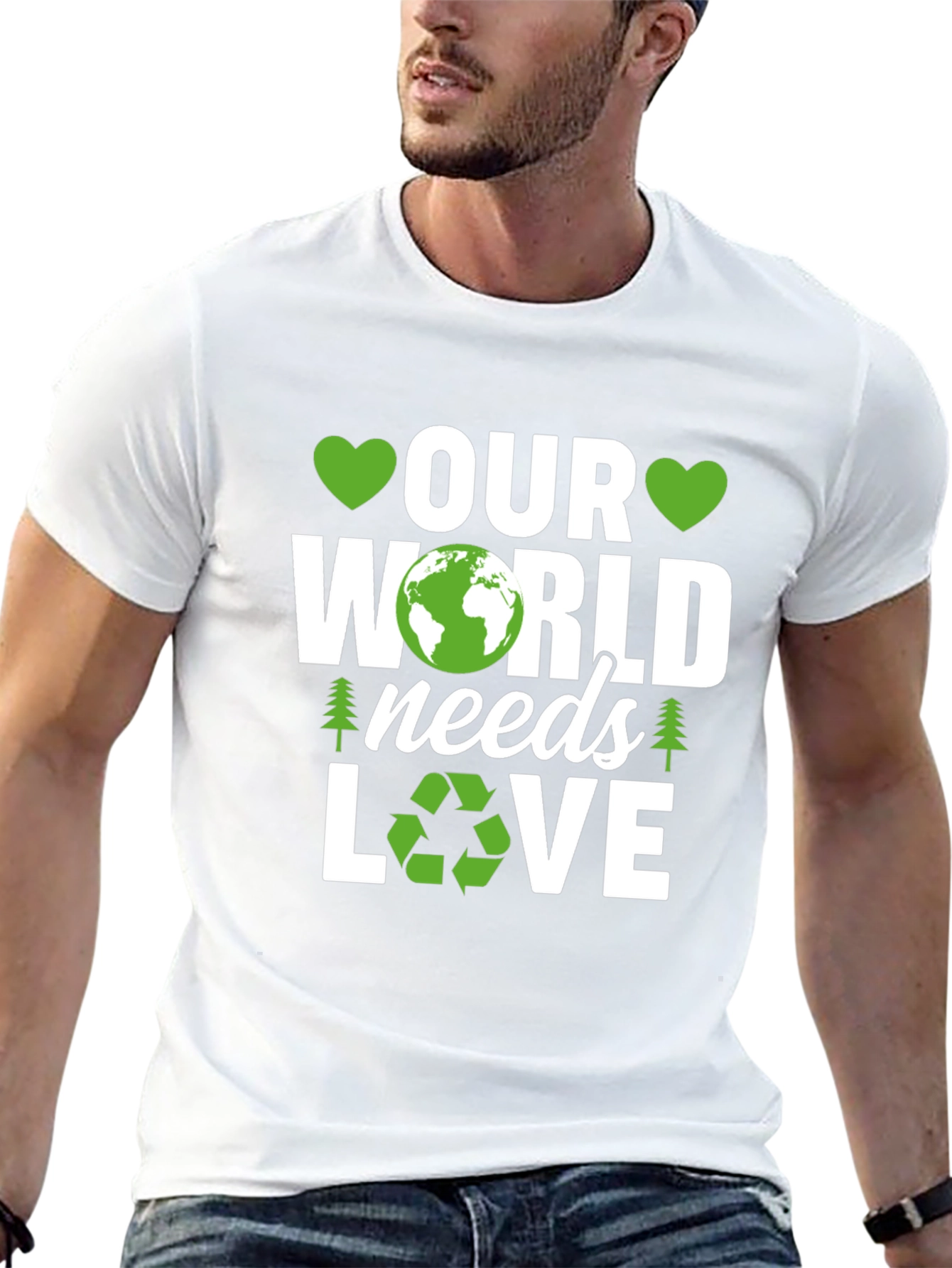 Our World Needs Love Earth Day T-Shirt