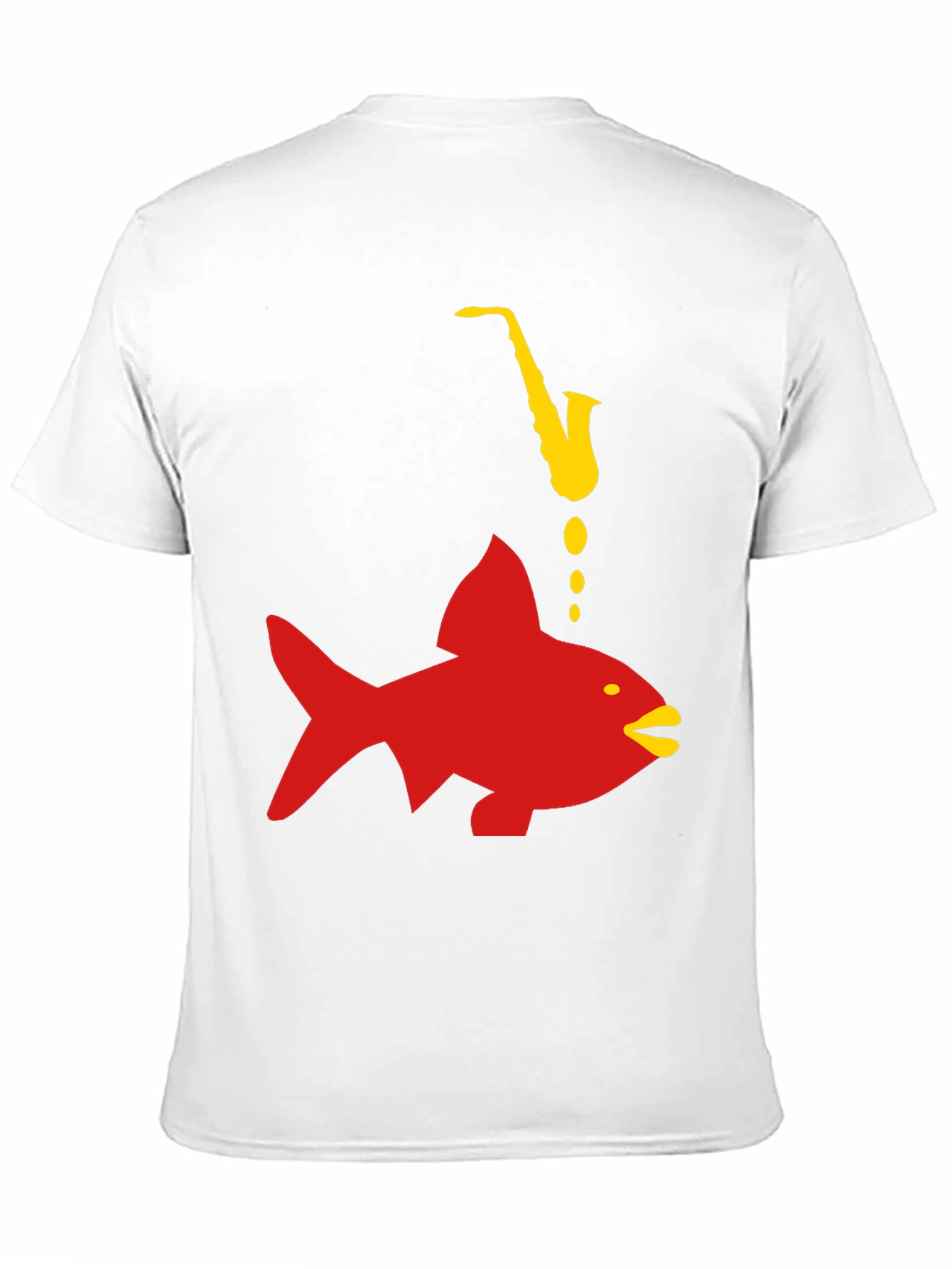Saxophone Fish Graphic Tee