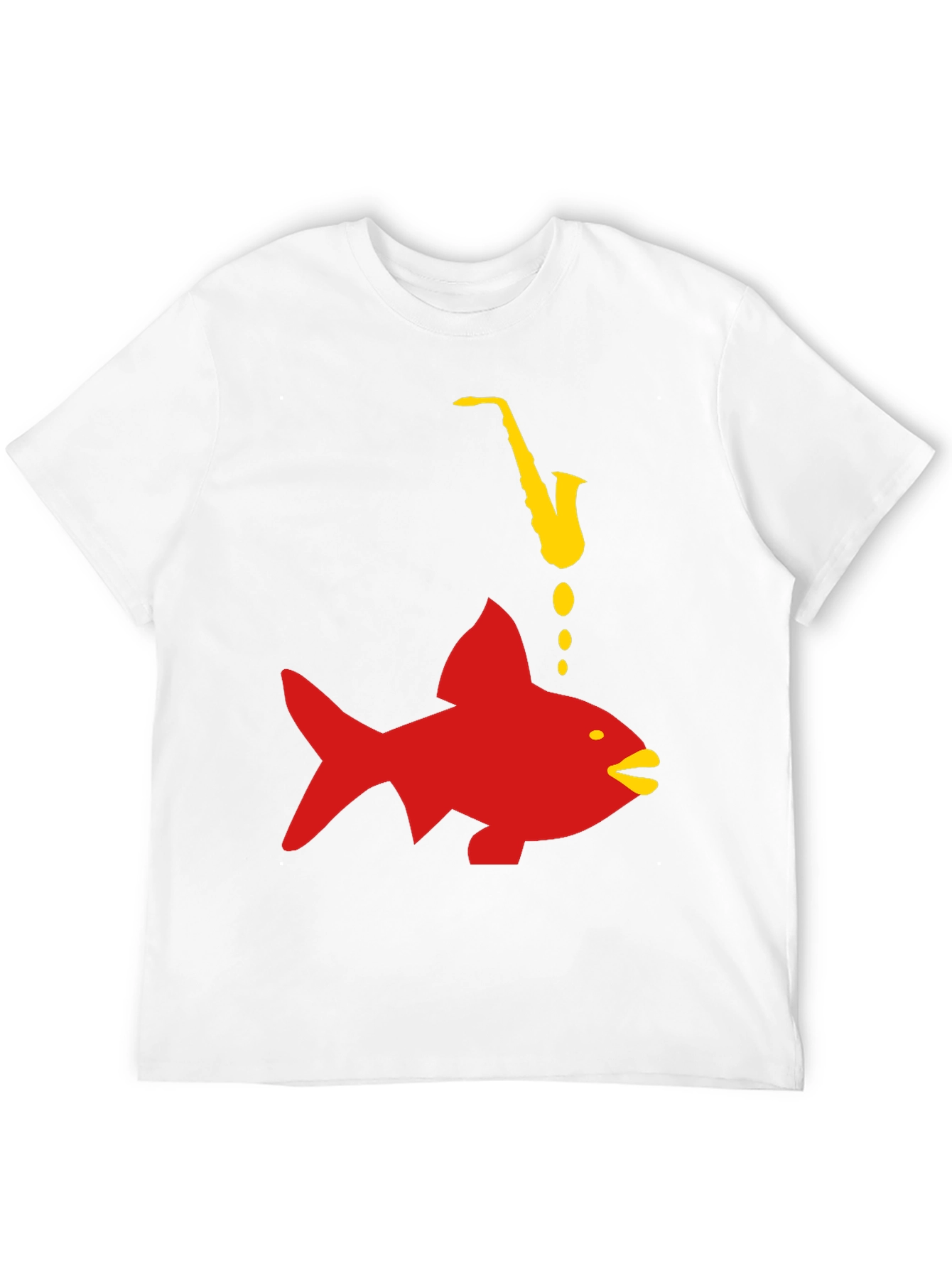 Saxophone Fish Graphic Tee