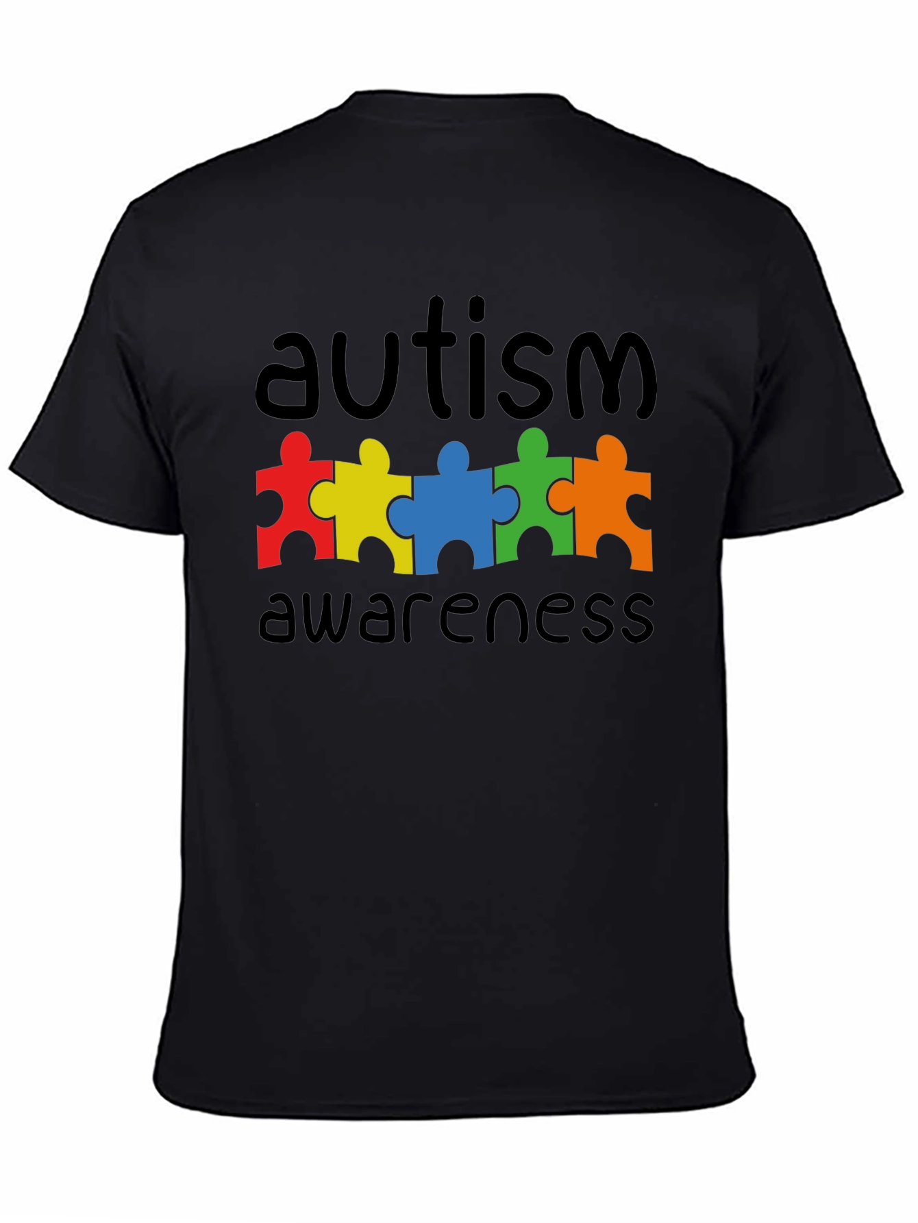 Autism Awareness Puzzle Piece Graphic T-Shirt