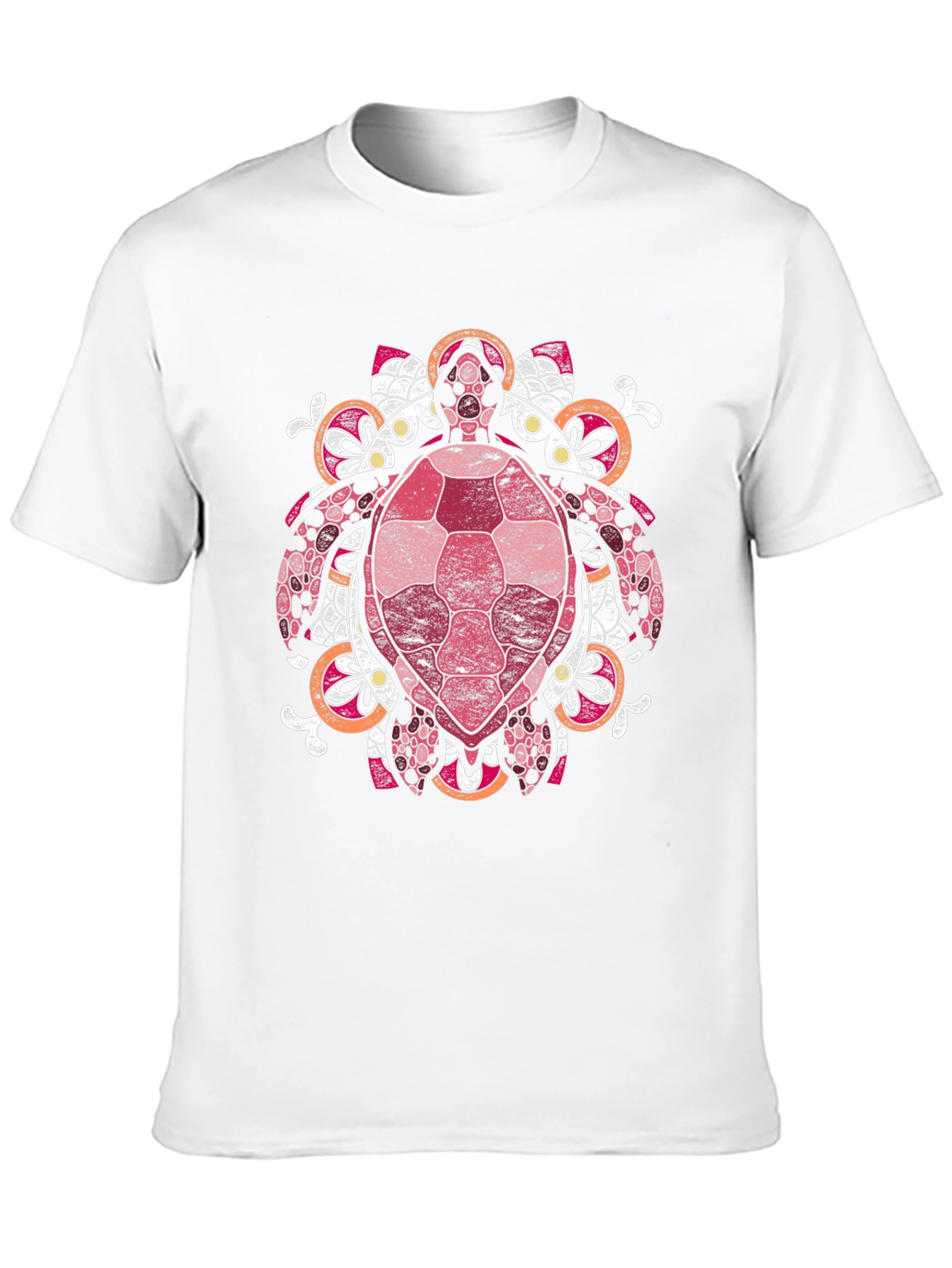 Turtle Mandala Graphic Tee - Black