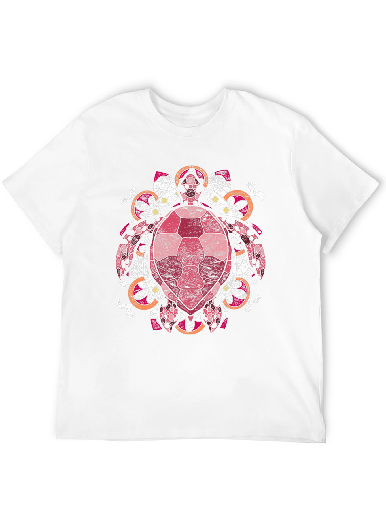 Turtle Mandala Graphic Tee - Black
