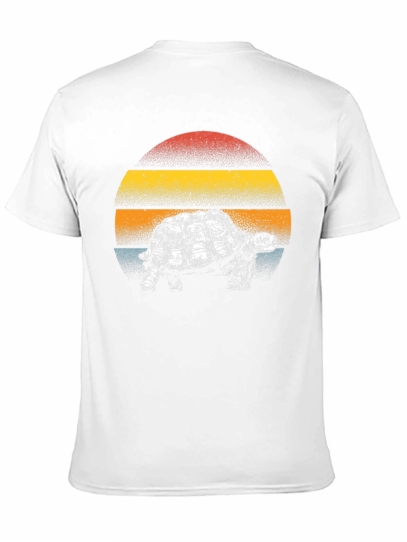 Retro Turtle Graphic Tee - Black