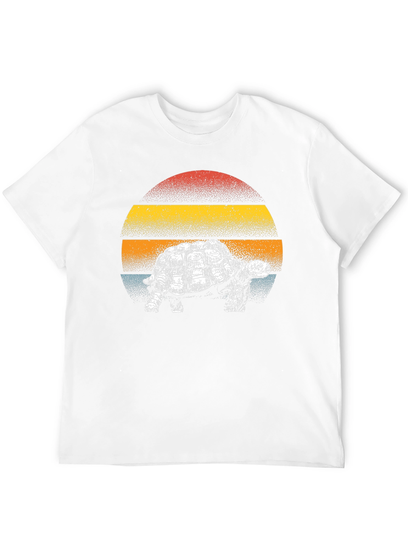 Retro Turtle Graphic Tee - Black